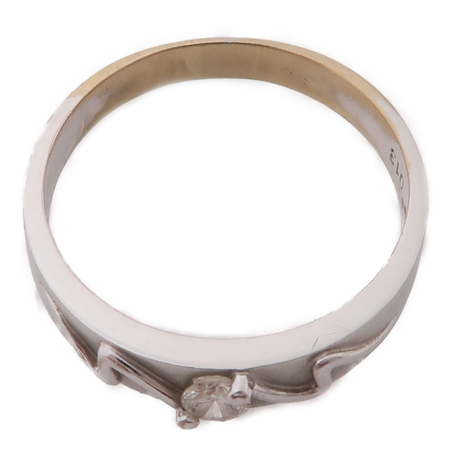 JEWELRY 18K白金Diamond Ring鑽石戒指US#9