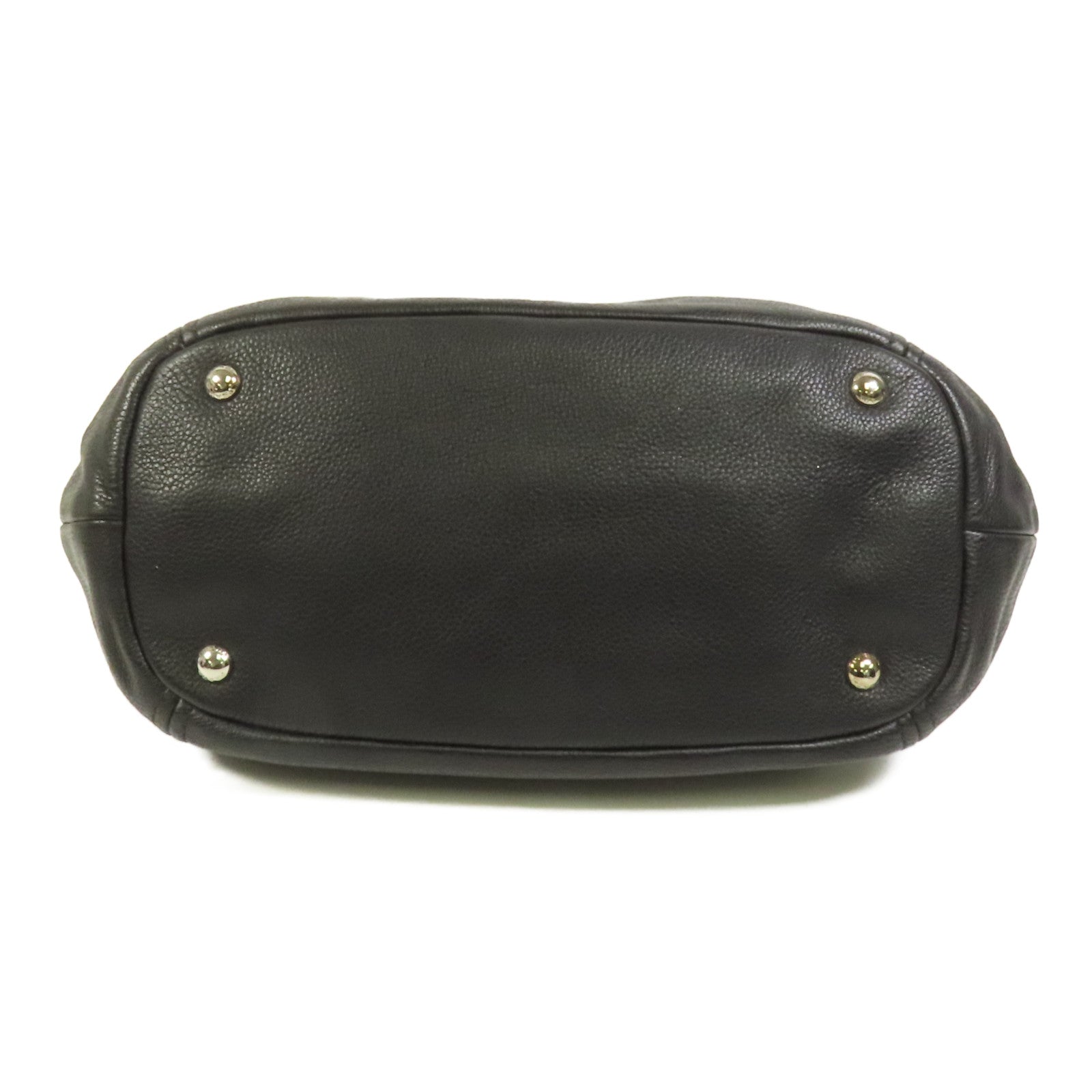 PRADA 牛皮皮革Shoulder Bag銀扣肩背袋