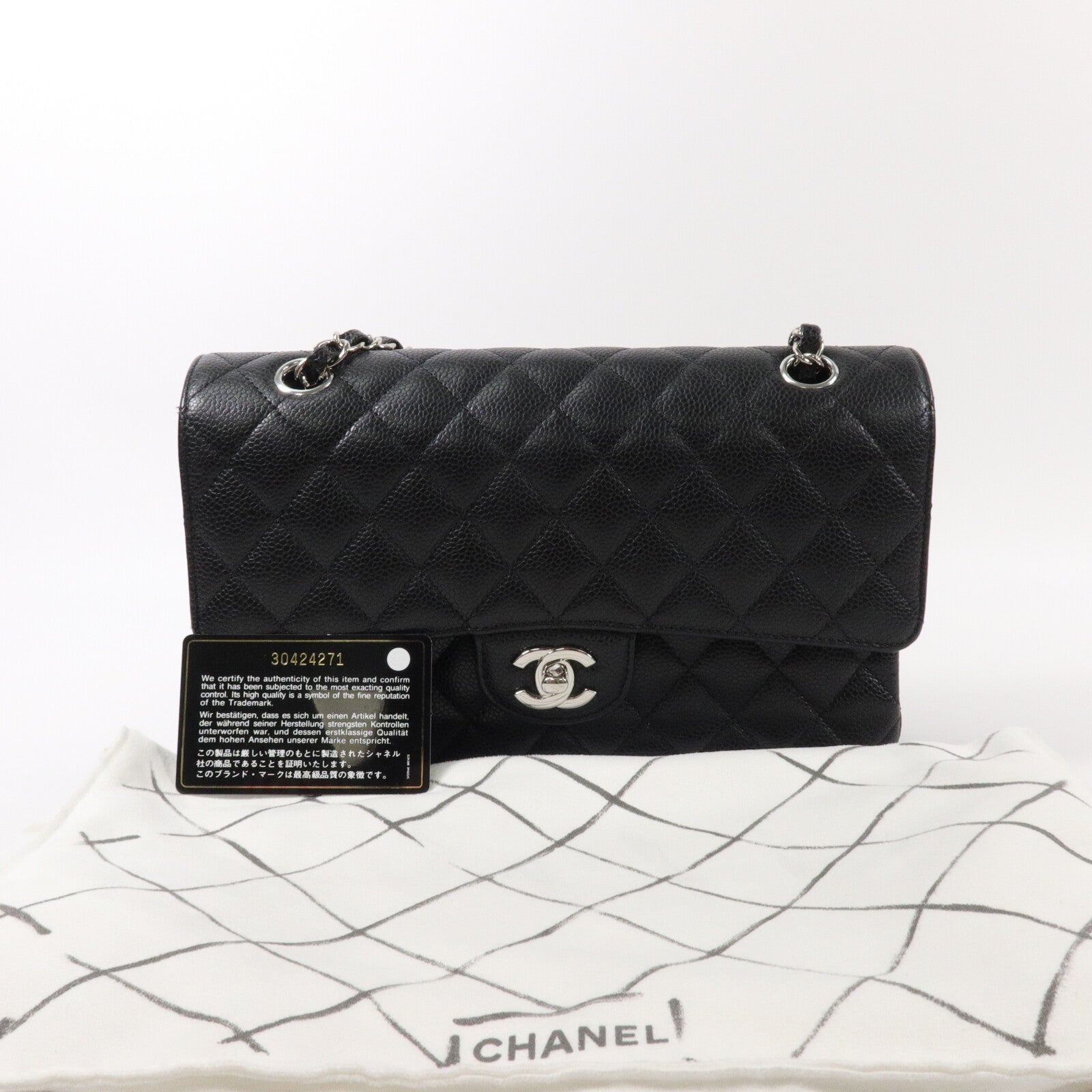 CHANEL 牛皮皮革Classic 25鏈帶肩背袋