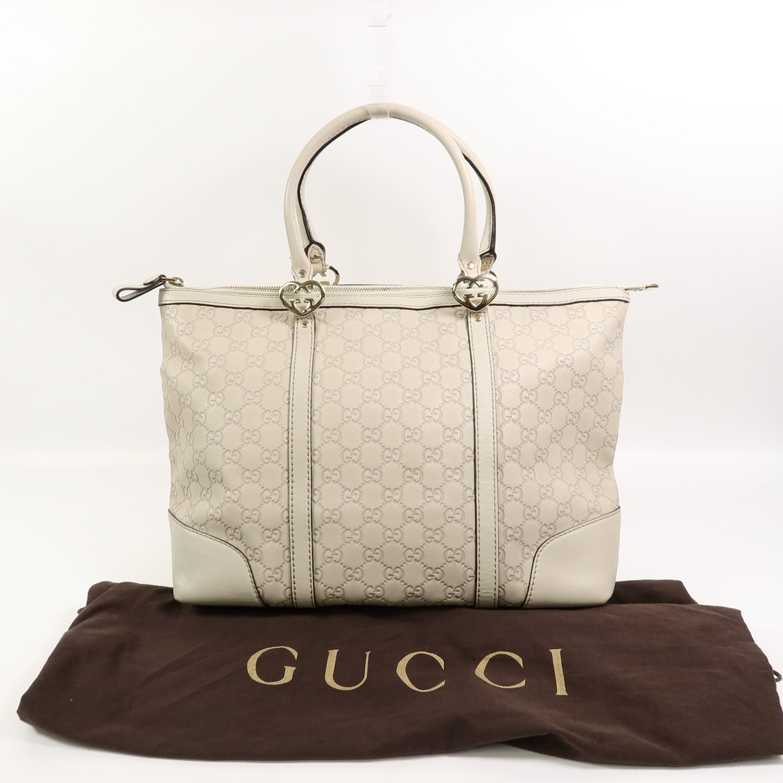 GUCCI 牛皮皮革Guccissima Tote Bag手挽袋