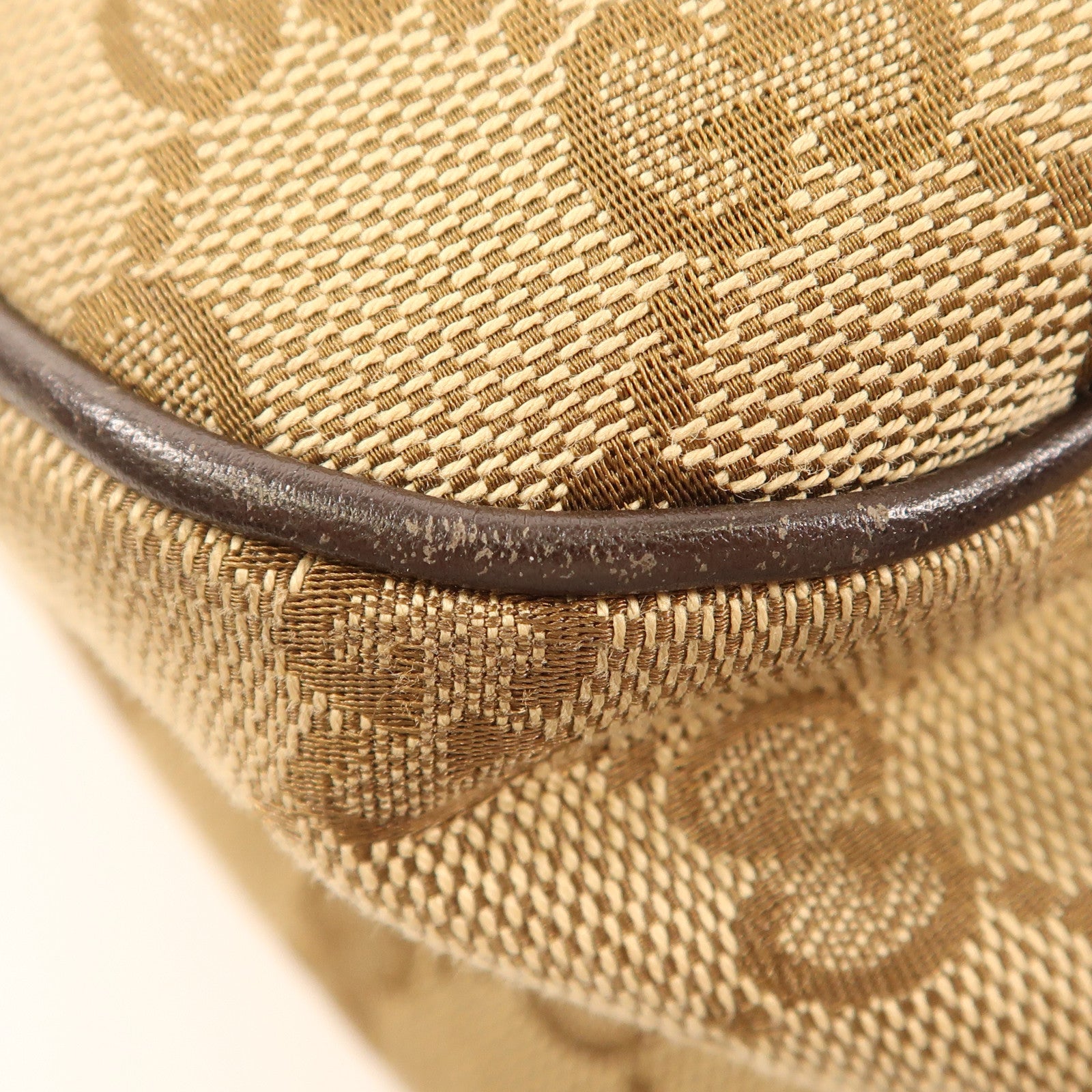 GUCCI 帆布Shoulder Bag金扣肩背袋