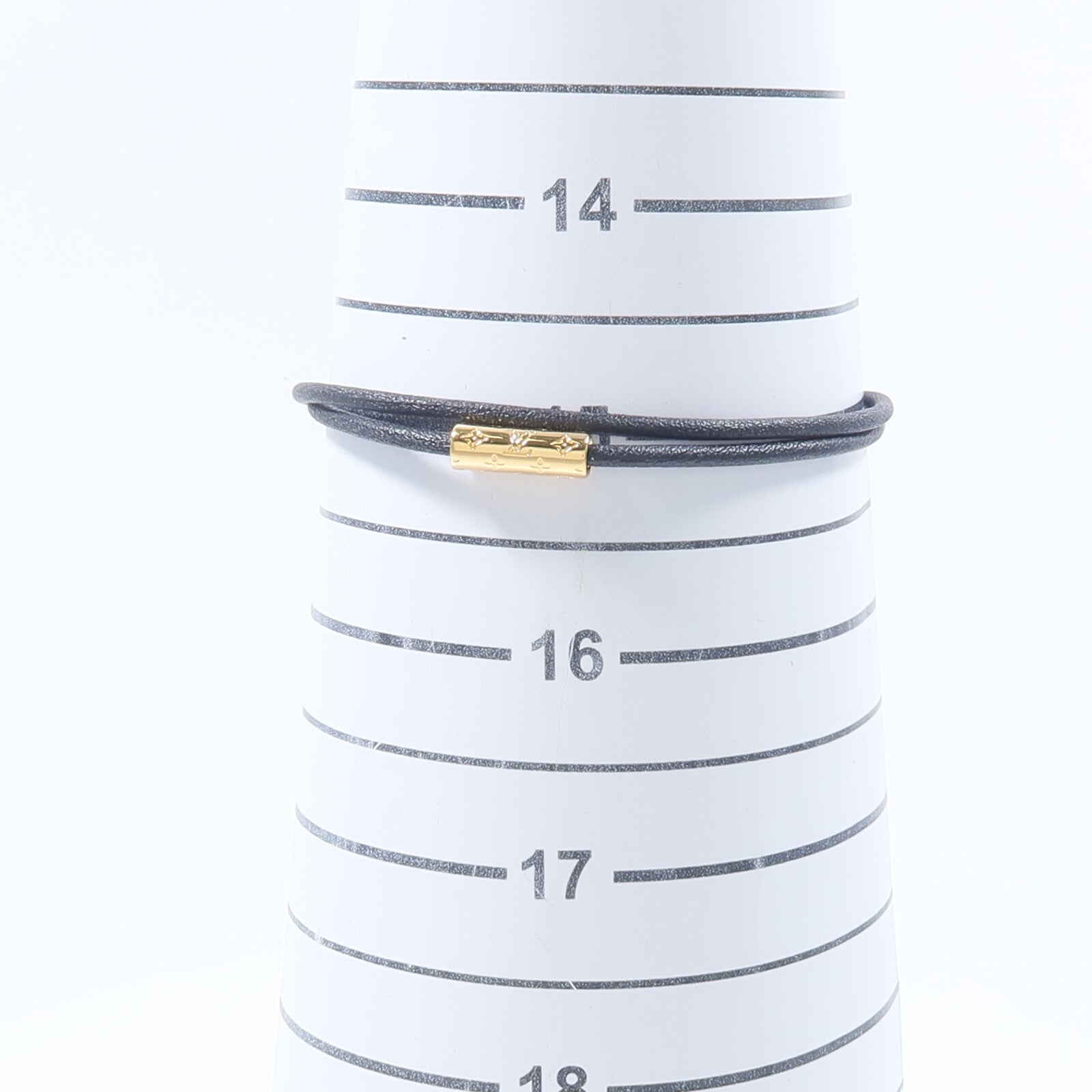 LOUIS VUITTON 金屬/牛皮皮革Padlock Bracelet手鏈