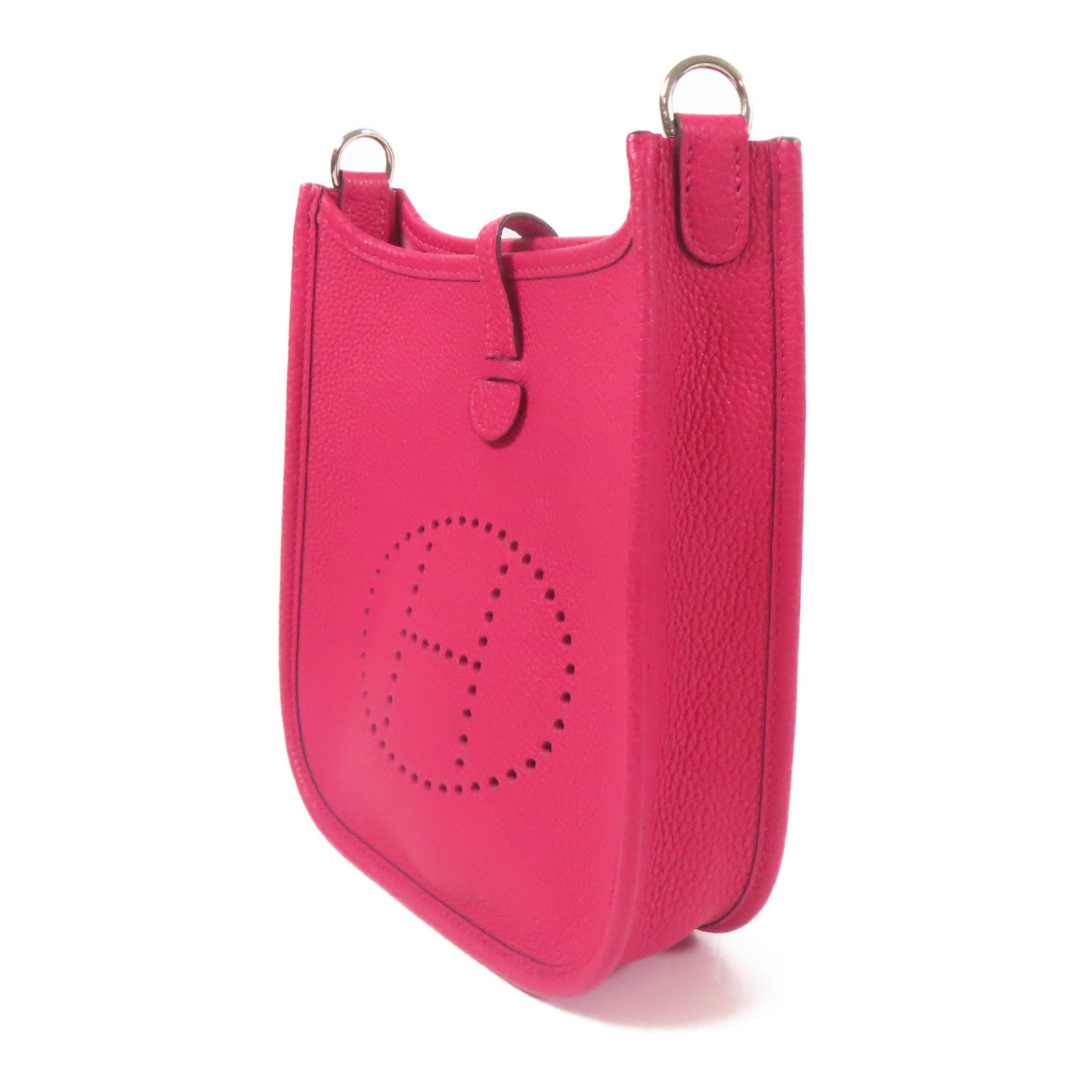 HERMES Clemence皮革Evelyne TPM銀扣肩背袋