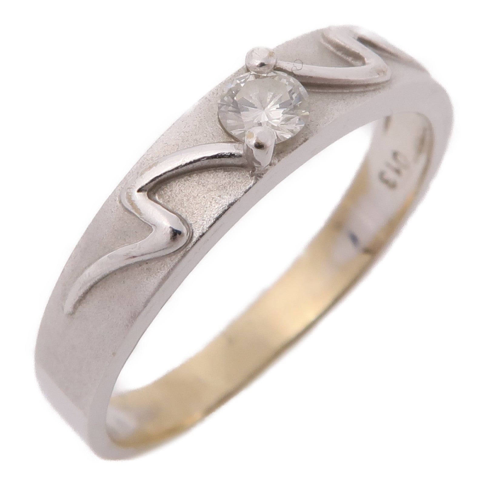 JEWELRY 18K白金Diamond Ring鑽石戒指US#9