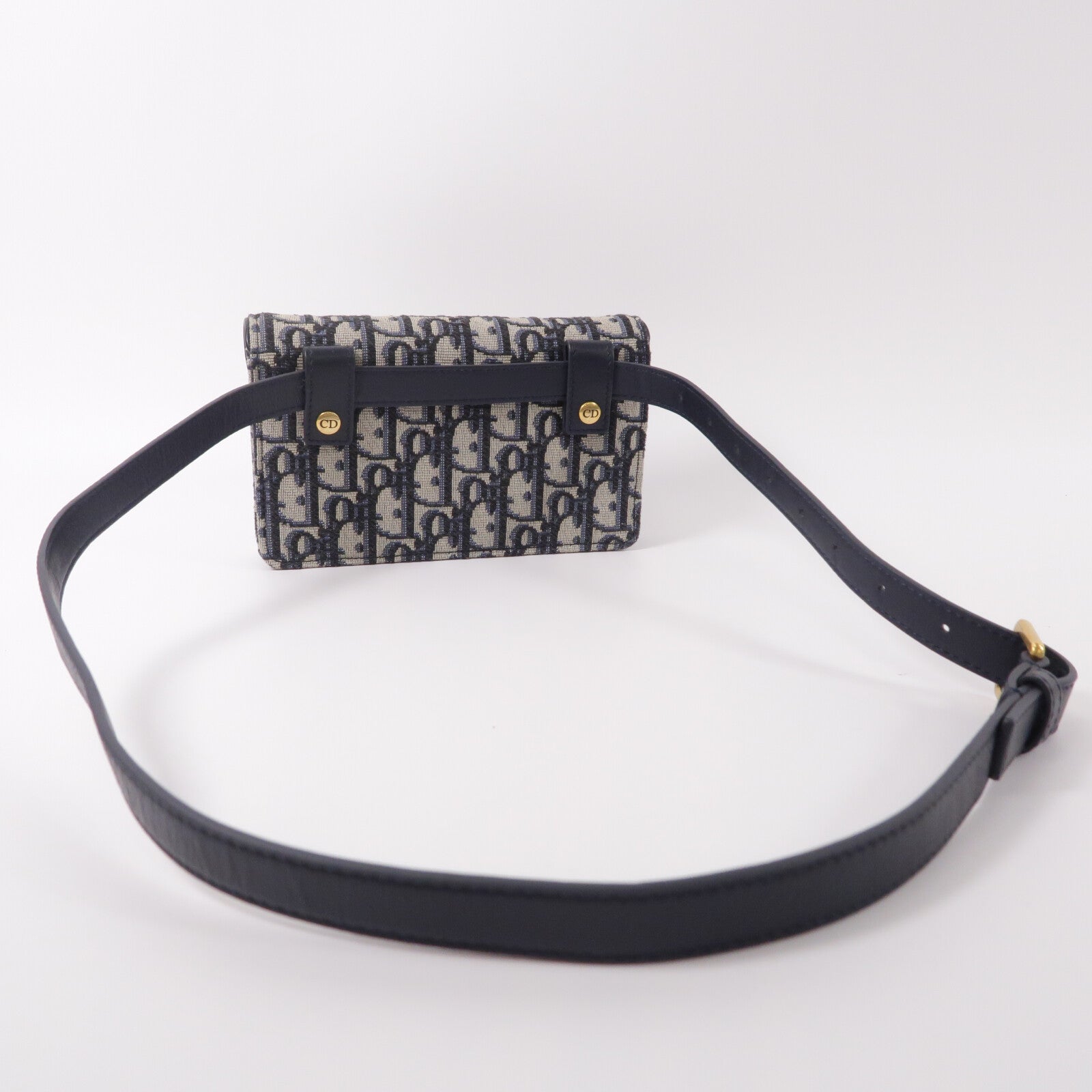 Dior 帆布Oblique Saddle Belt Bag腰包