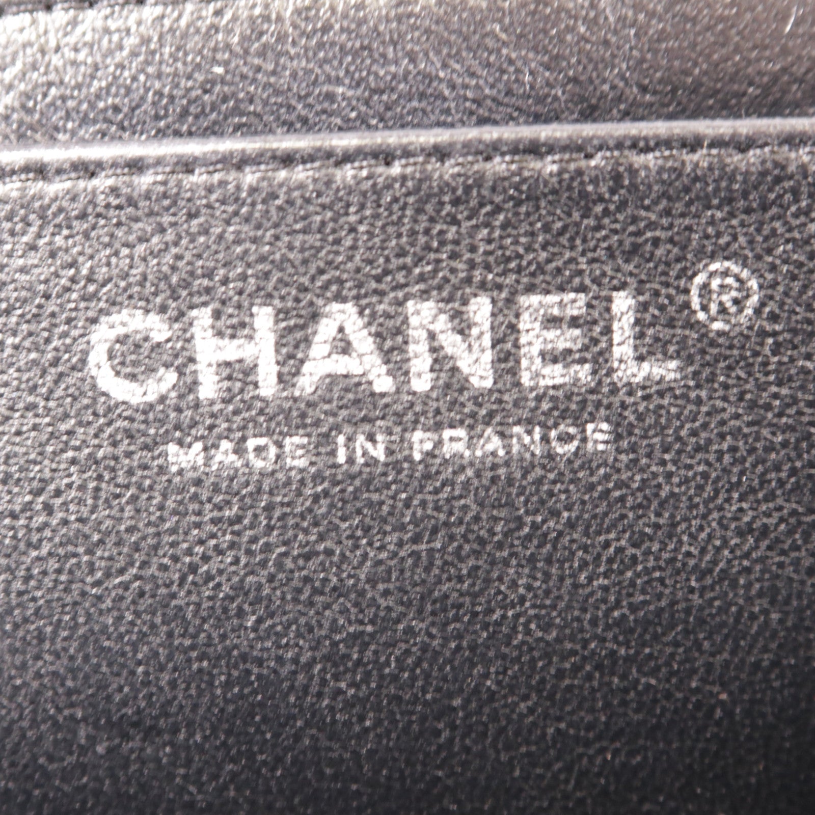 CHANEL CC SHW Large Classic Chain Shoulder Bag Calfskin Leather Black