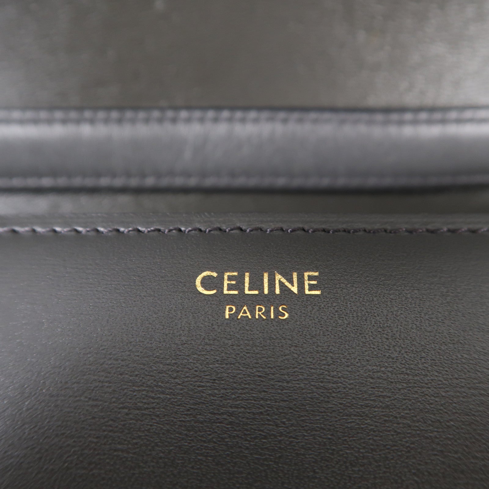 CELINE 牛皮皮革Classic Box金扣肩背袋