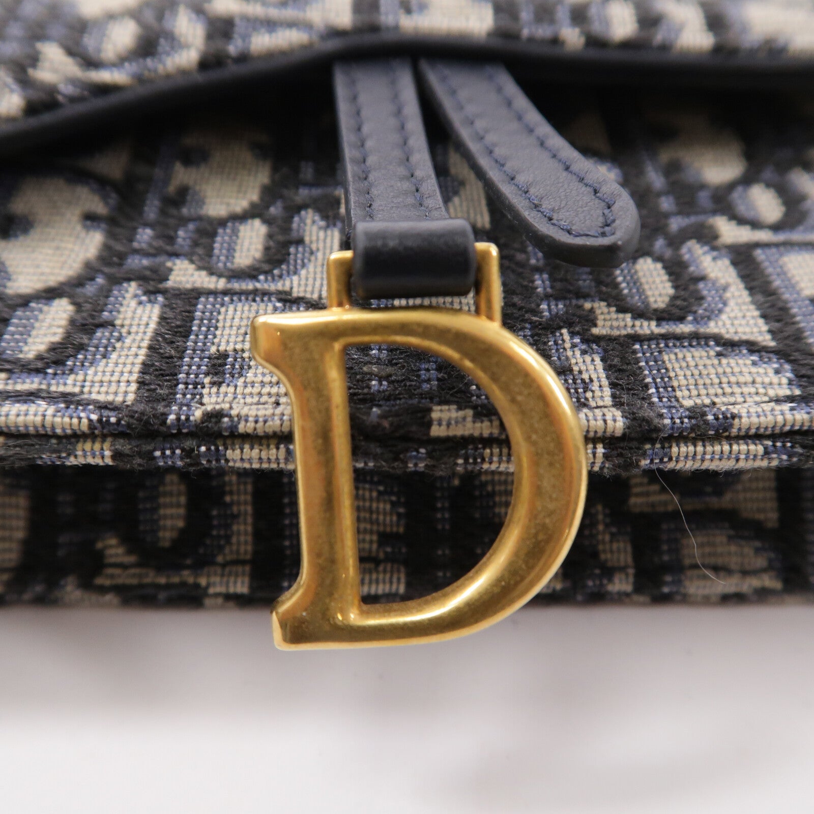 Dior 帆布Oblique Saddle Belt Bag腰包