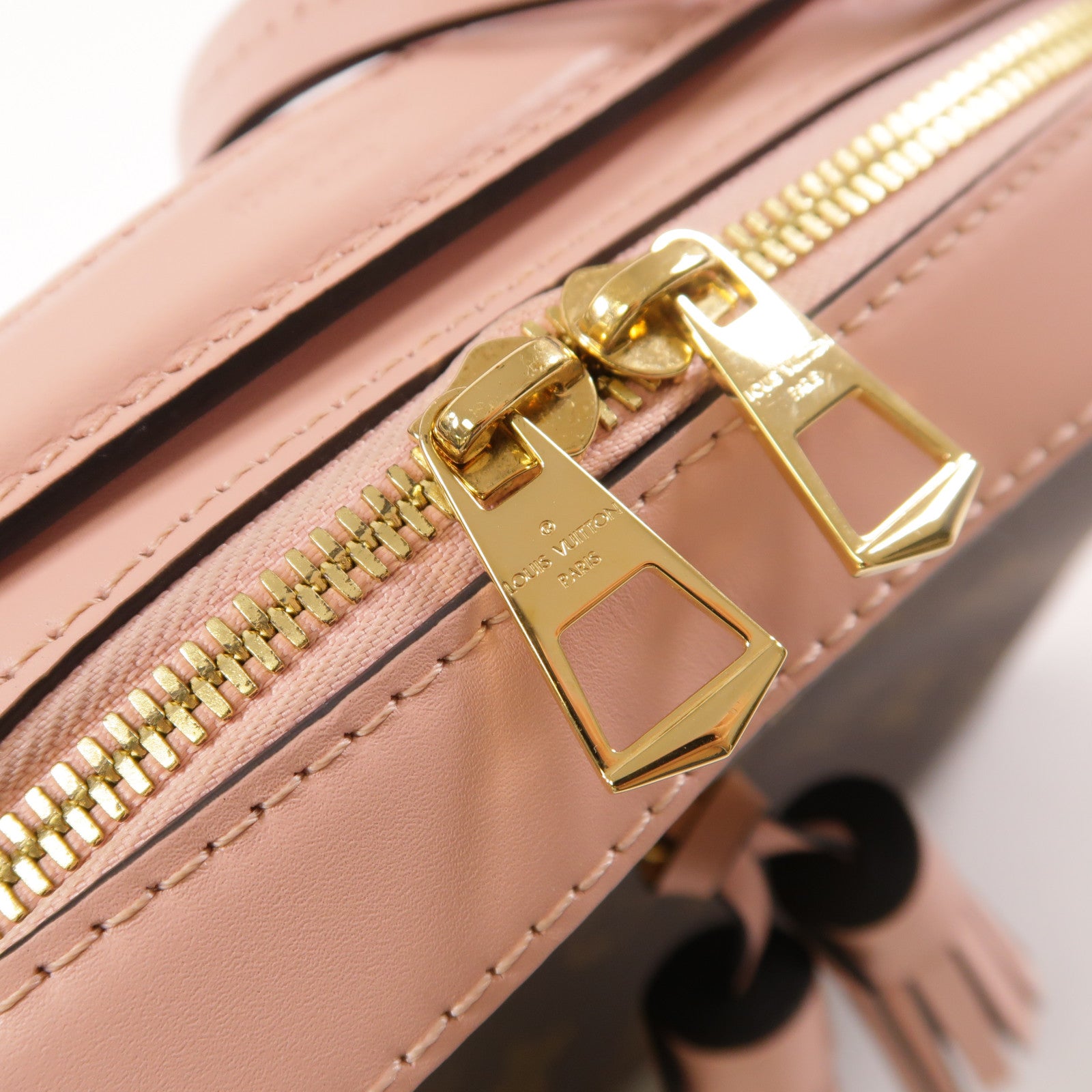 LOUIS VUITTON Monogram Saintonge金扣手挽肩背兩用袋