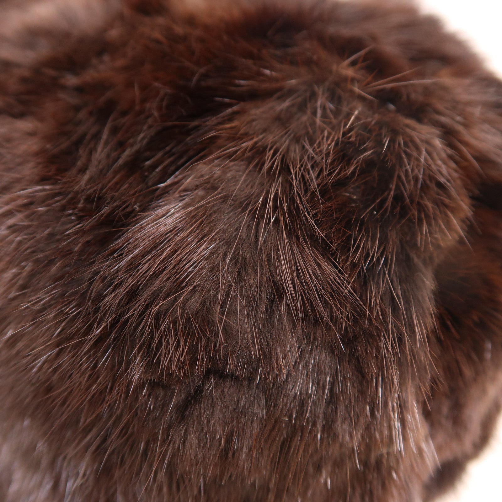 FENDI 牛皮皮革/Fur Shoulder Bag銀扣肩背袋棕色