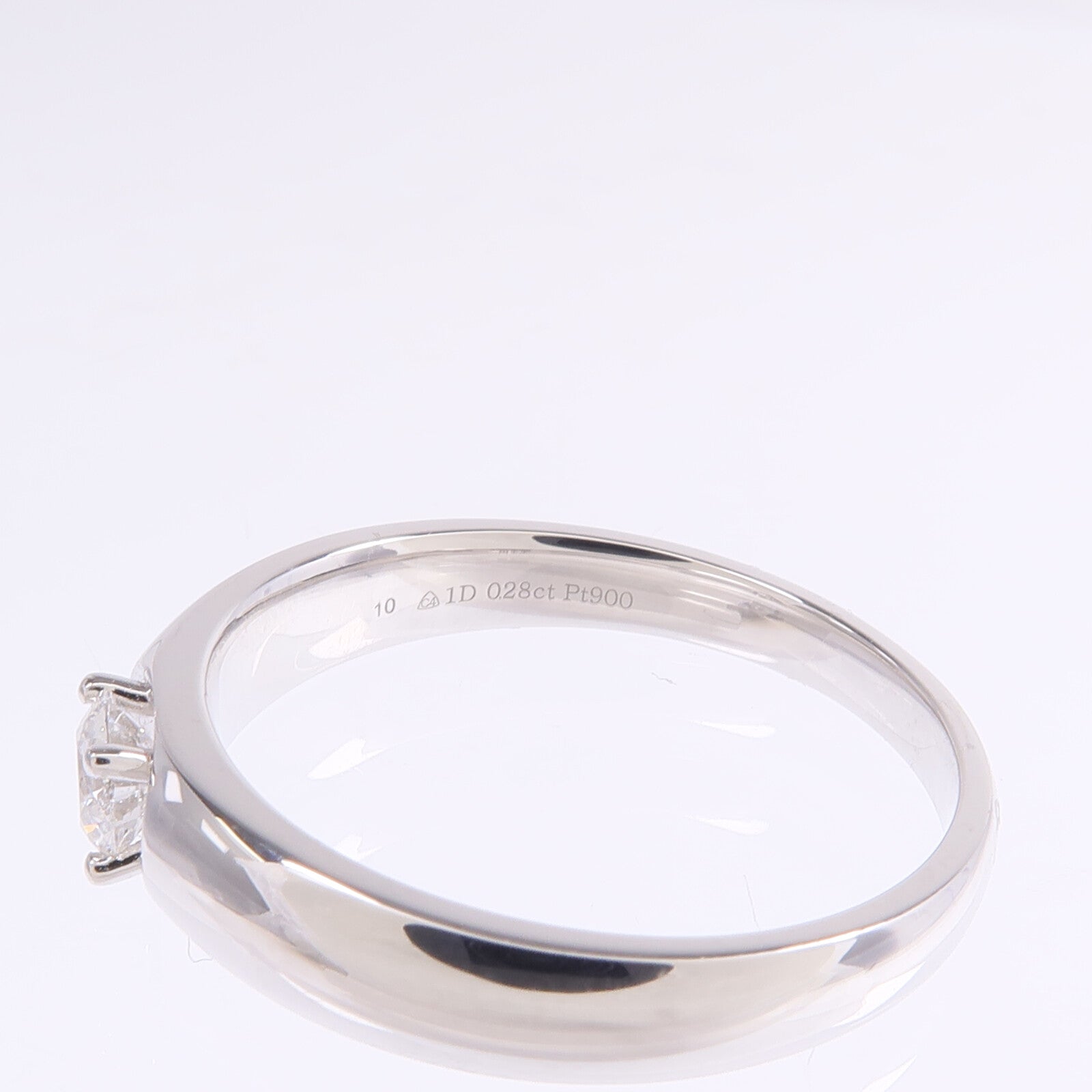 JEWELRY 【激減優惠】PT900鉑金Diamond Ring鑽石戒指US#8.5