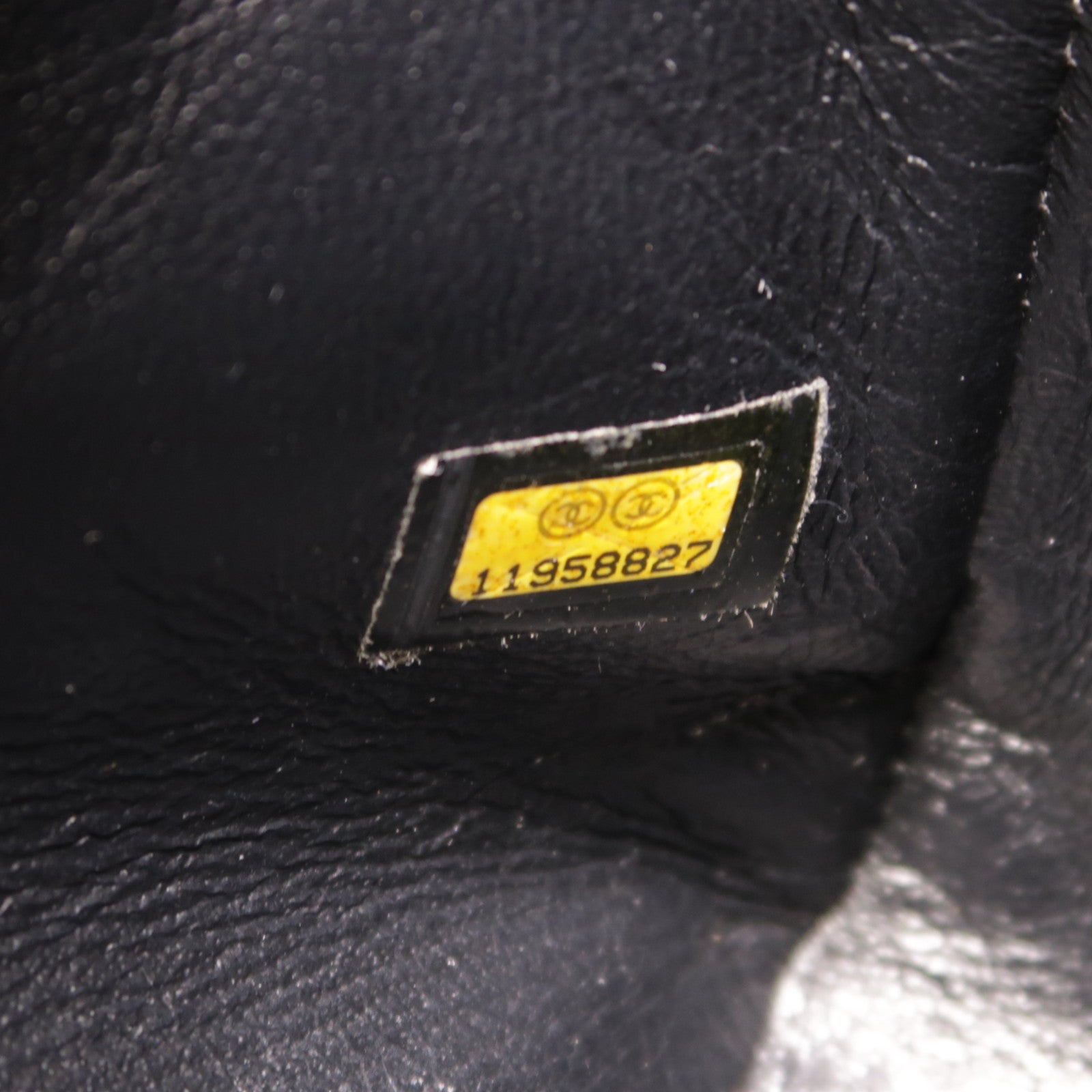 CHANEL CC SHW Large Classic Chain Shoulder Bag Calfskin Leather Black