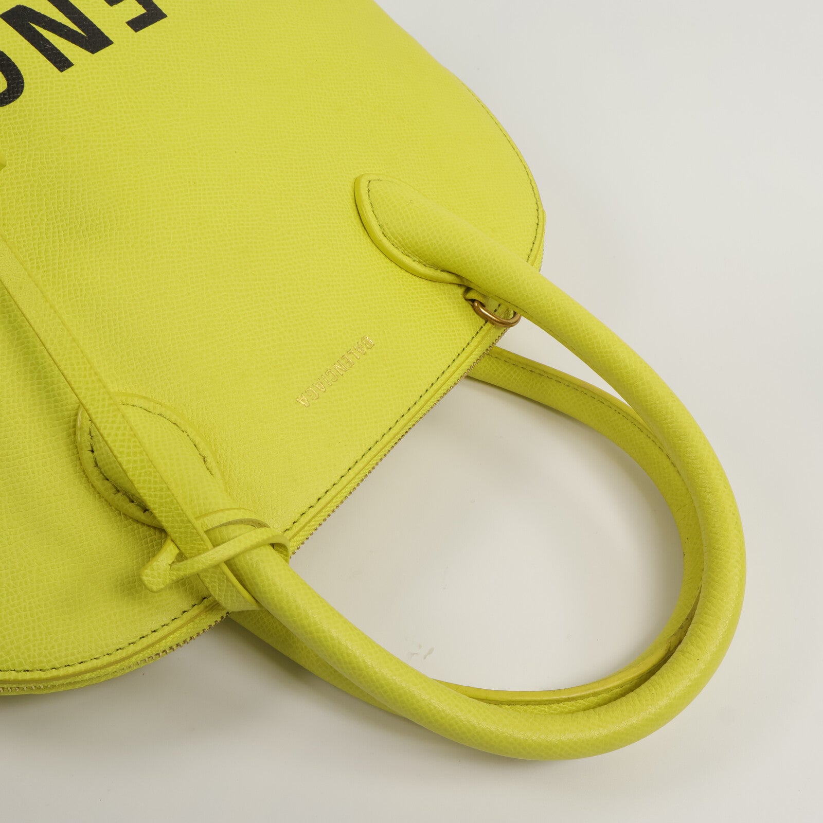 BALENCIAGA 牛皮皮革Ville Top Handle Small手挽袋