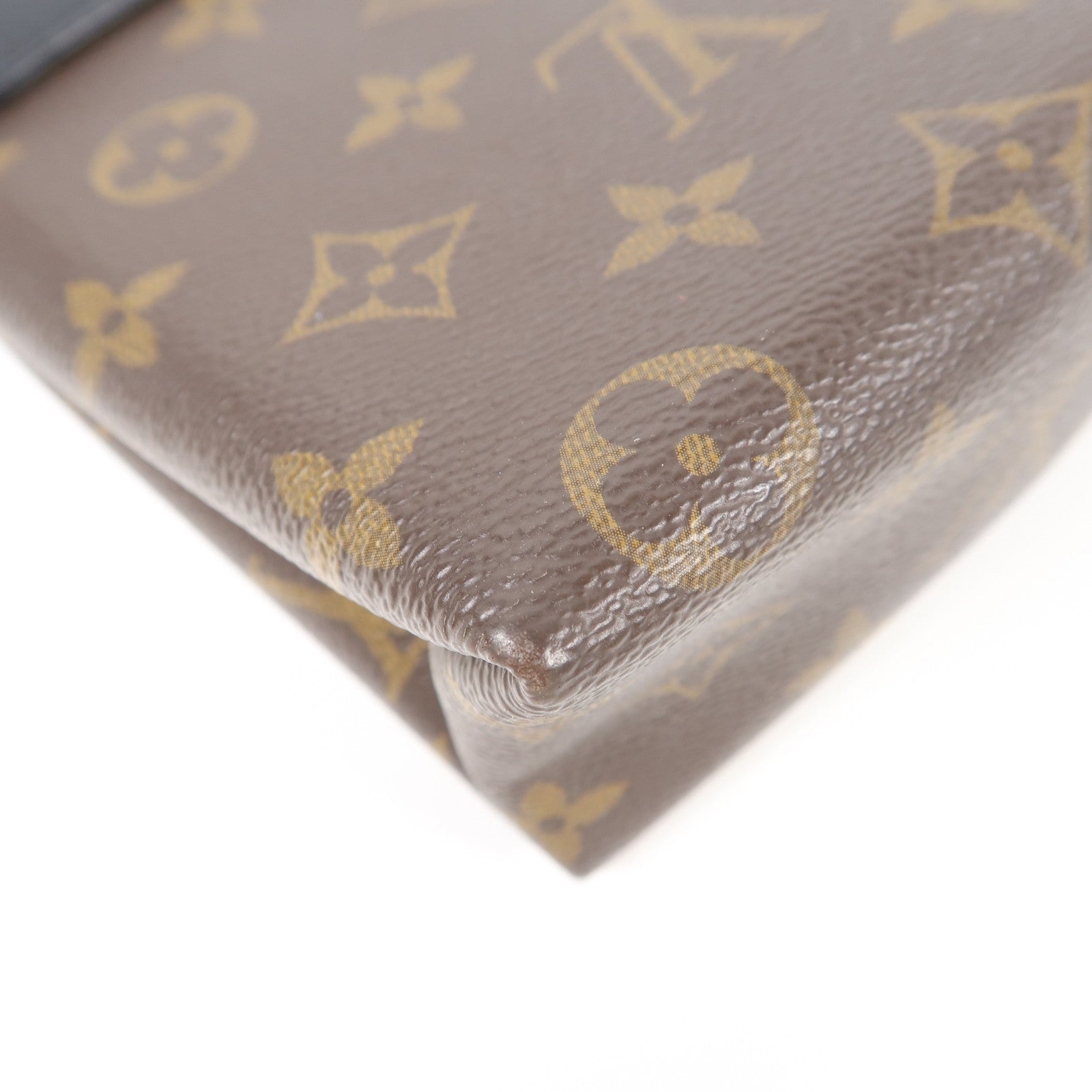 LOUIS VUITTON Monogram Locky BB金扣手挽肩背兩用袋啡色/黑色