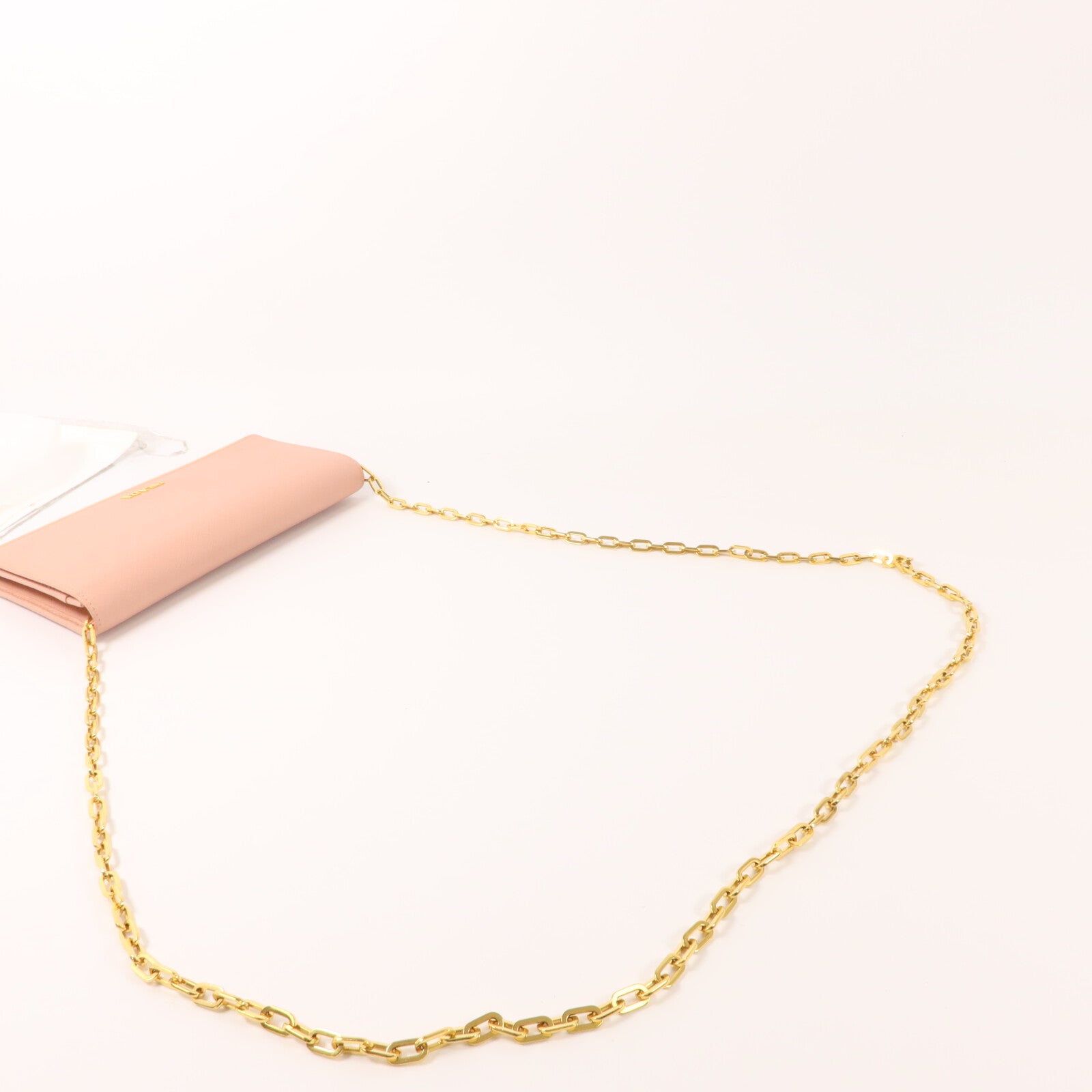 PRADA Saffiano皮革Wallet On Chain鏈帶肩背袋