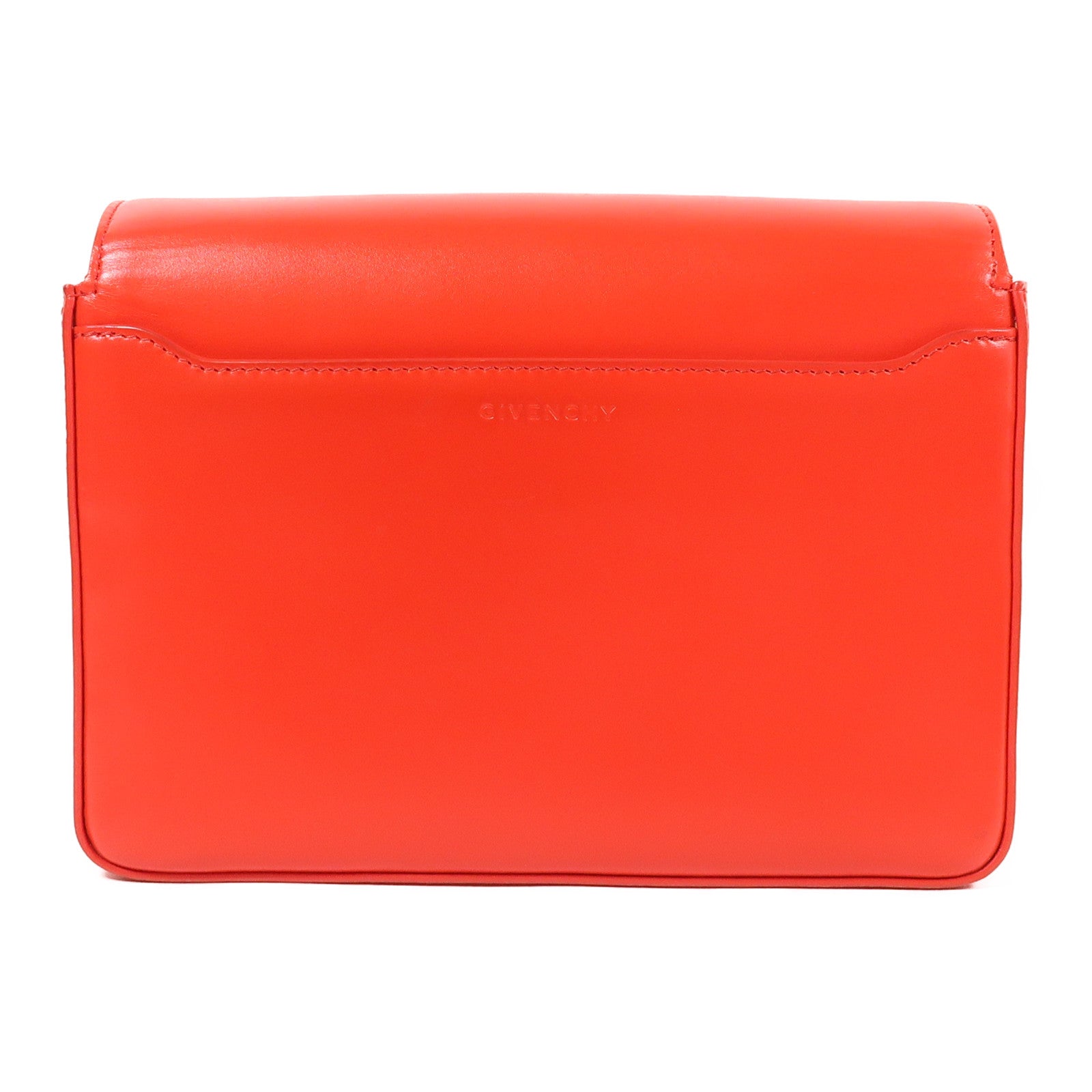 GIVENCHY 牛皮皮革Shoulder Bag銀扣肩背袋