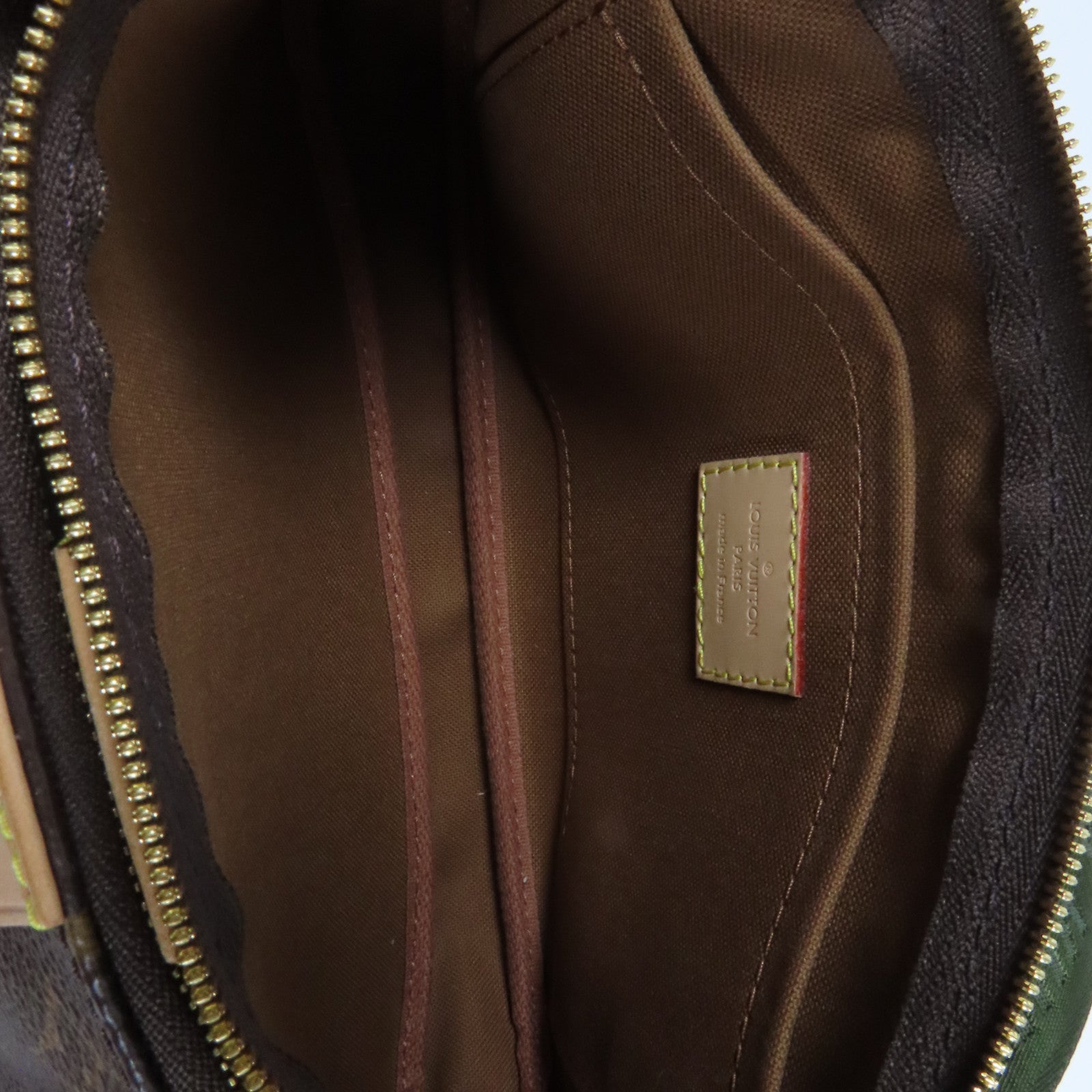 LOUIS VUITTON Monogram Multi Pochette Accessoires Shoulder Bag金扣肩背袋啡色/綠色