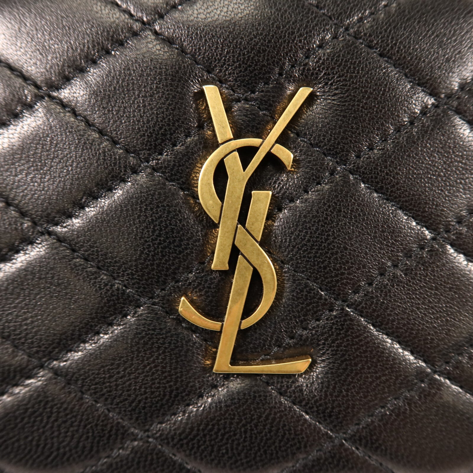 SAINT LAURENT 羊皮皮革Caby Vanity手挽肩背兩用袋