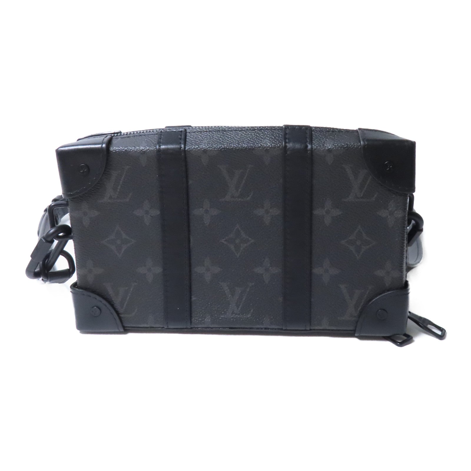 LOUIS VUITTON 【激減優惠】Monogram Eclipse Soft Trunk肩背袋黑色