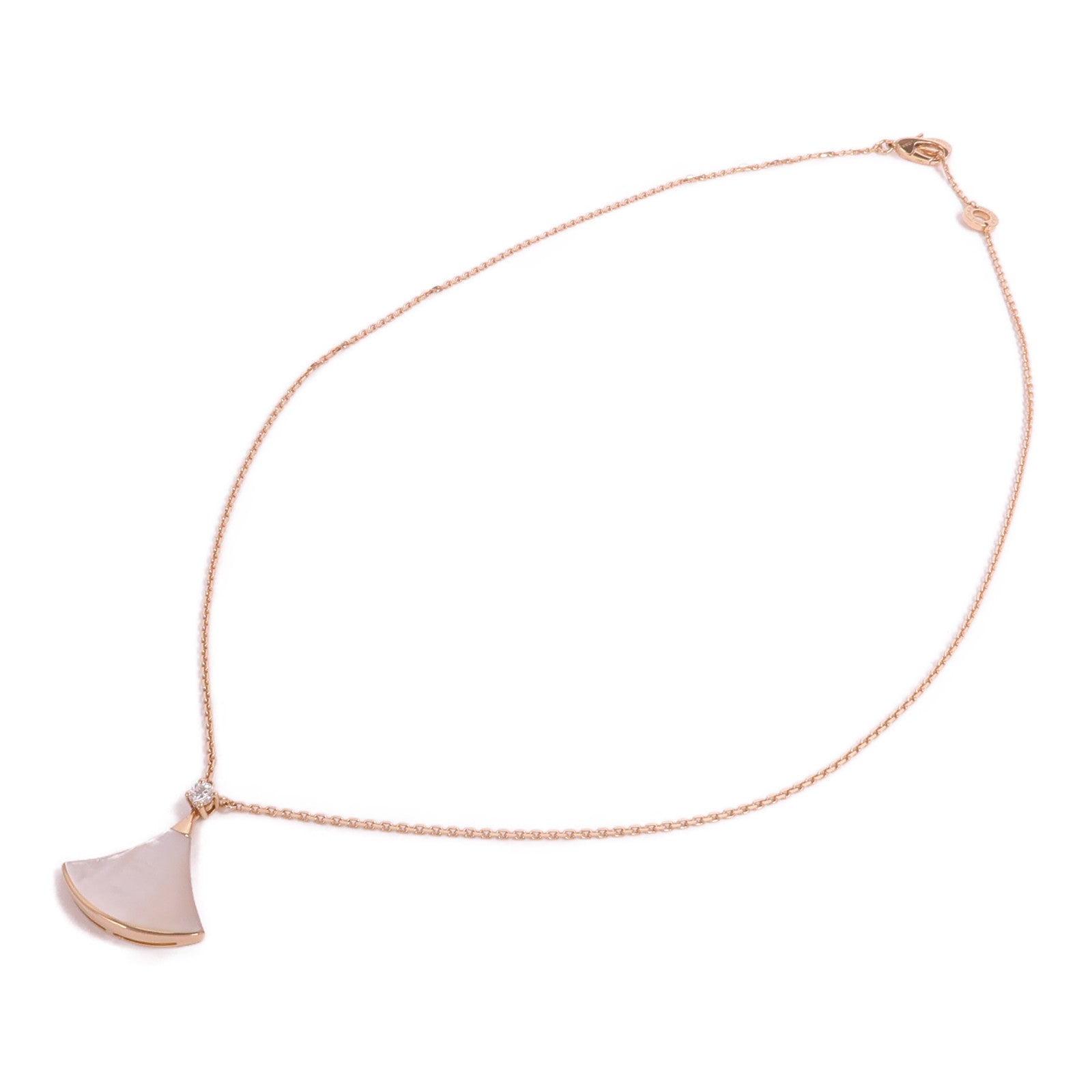 BVLGARI 18K玫瑰金/珍珠母Divas Dream項鍊