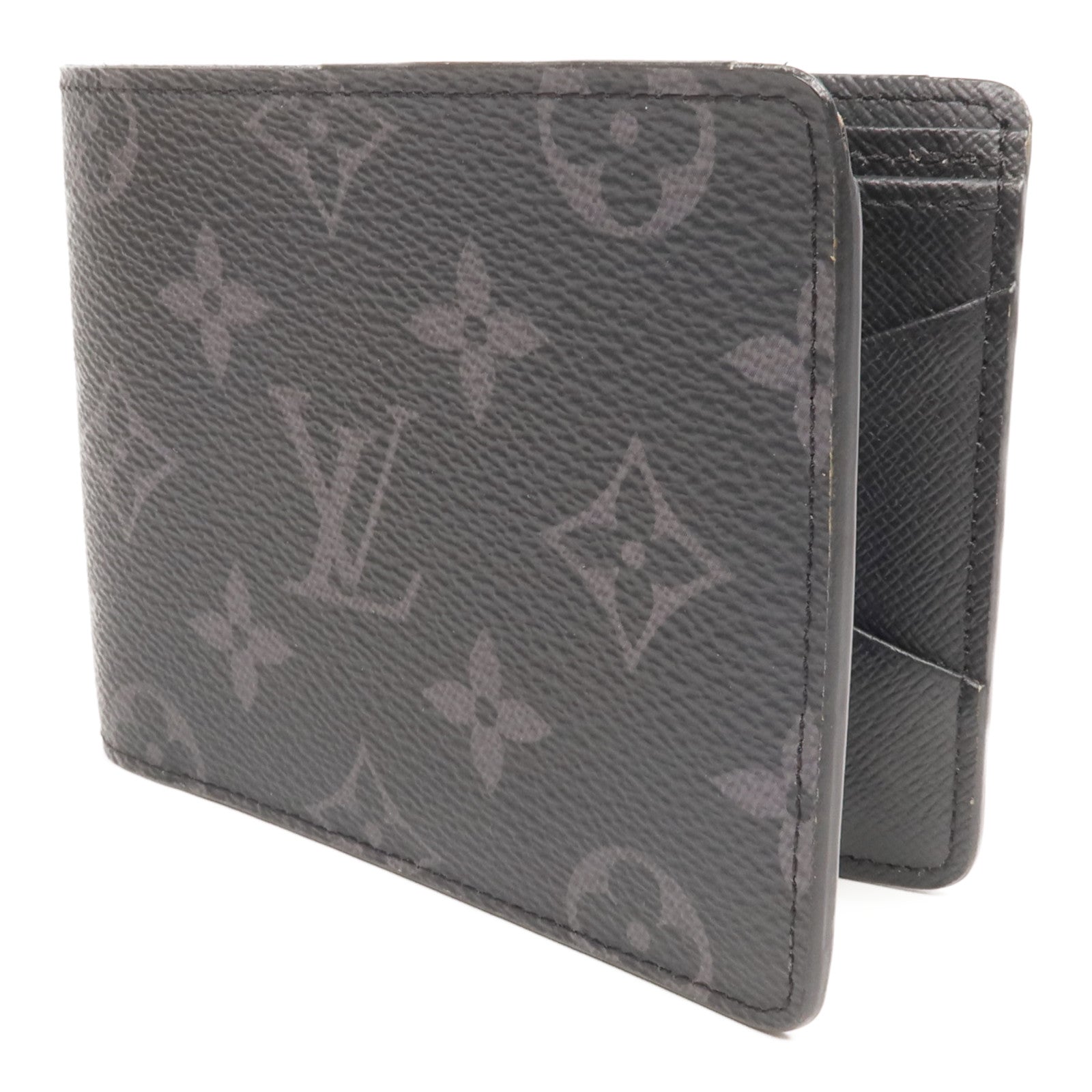 LOUIS VUITTON Monogram Eclipse Multiple Wallet錢包