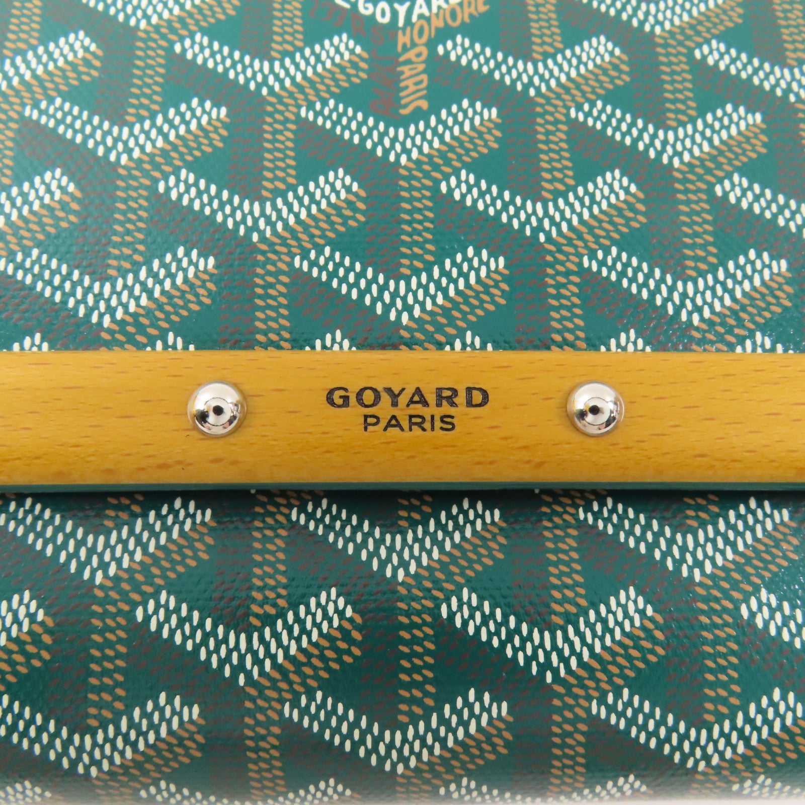 GOYARD 【激減優惠】塗層帆布Monte Carlo PM銀扣肩背袋