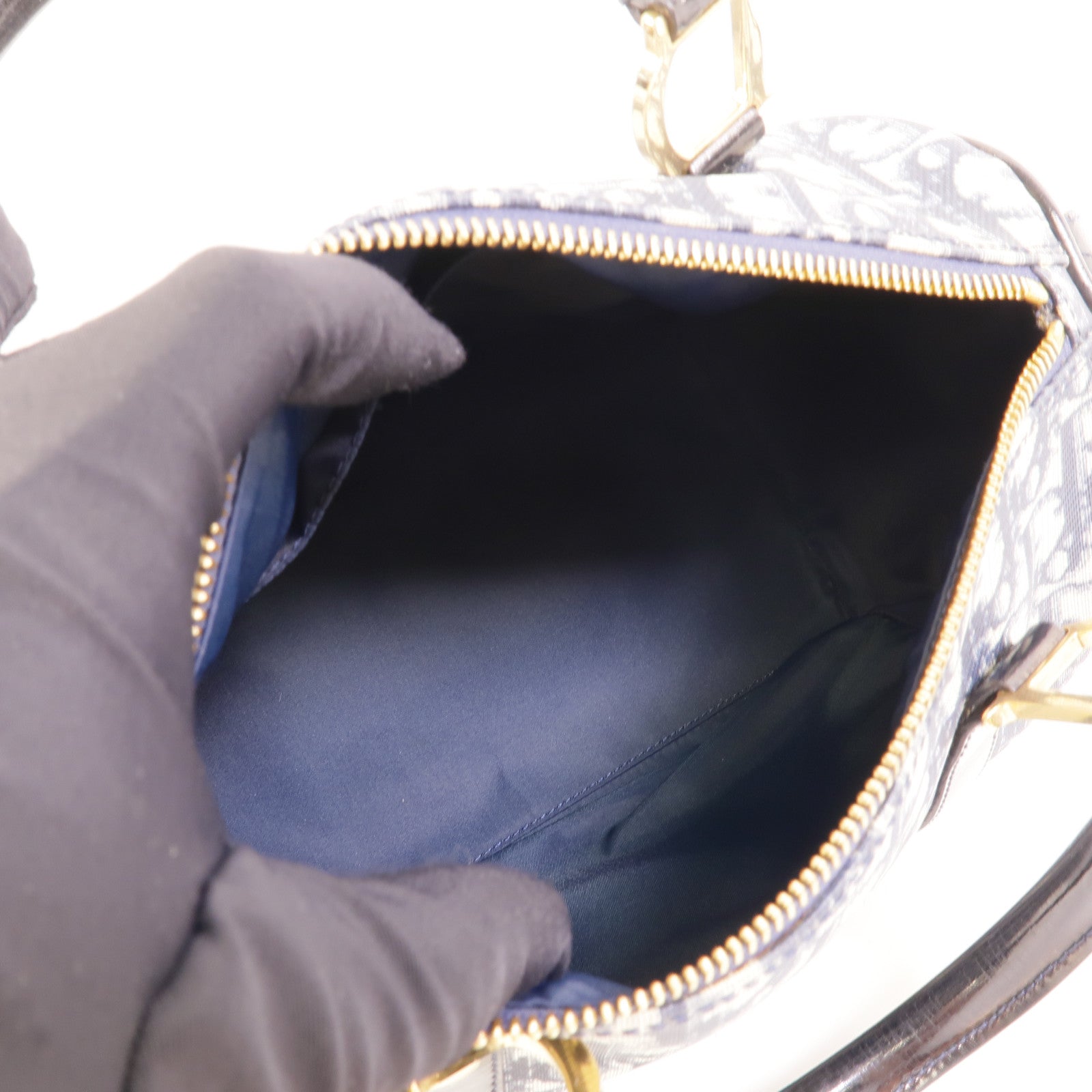 Dior 塗層帆布Vintage Boston Bag手挽袋