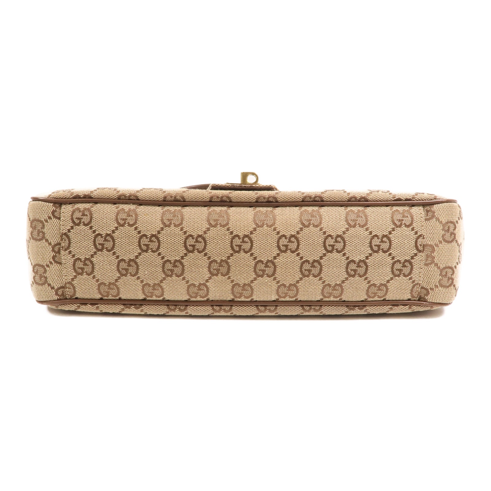 GUCCI 帆布Vintage Bag金扣肩背袋