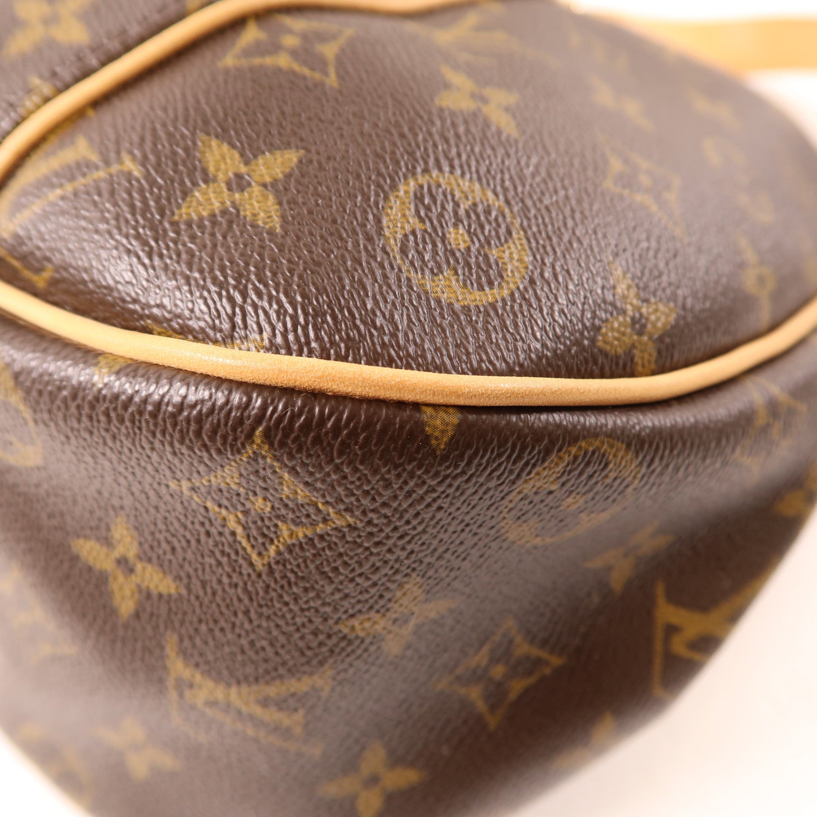 LOUIS VUITTON Monogram Galliera PM金扣肩背袋啡色