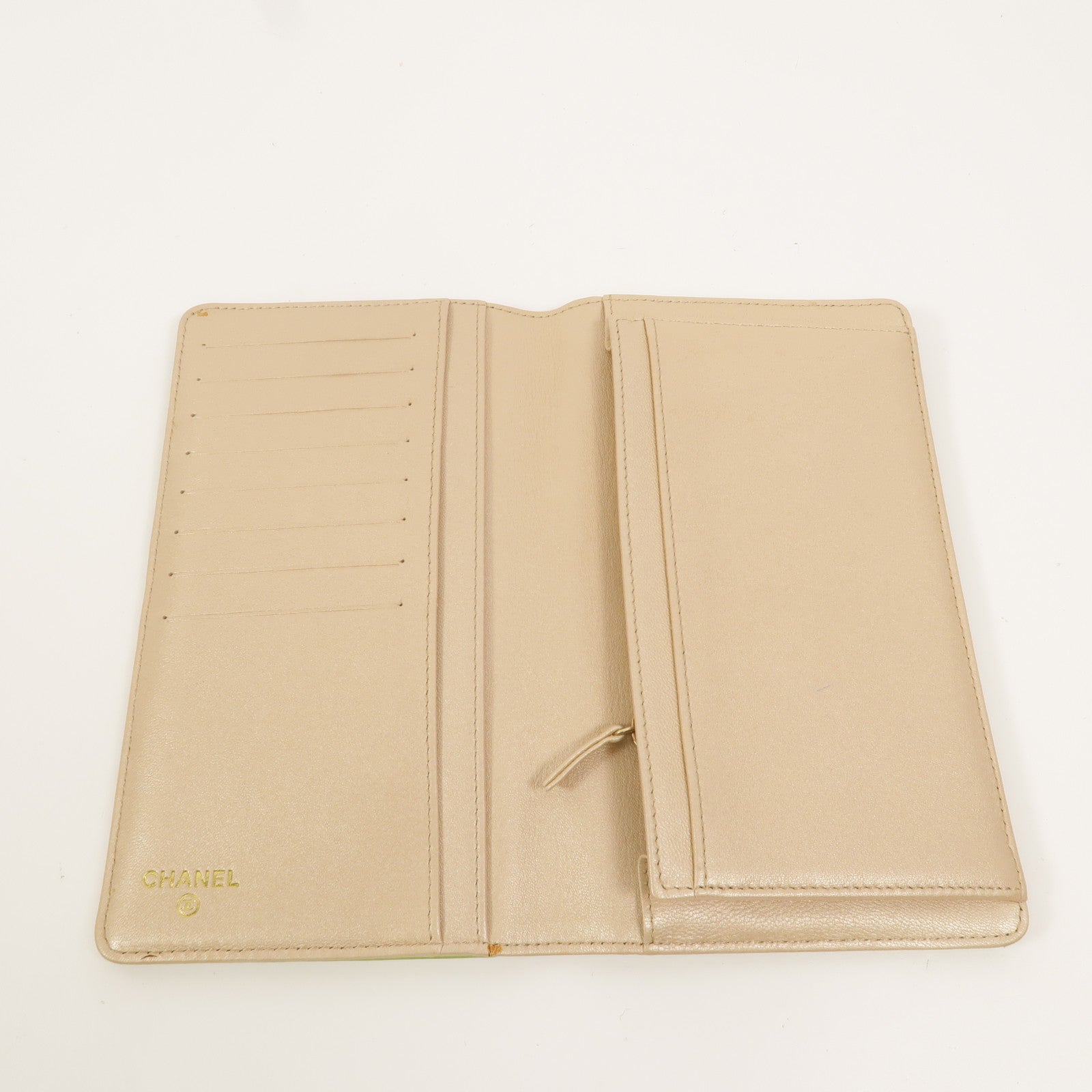 CHANEL 羊皮皮革Long Wallet長錢包