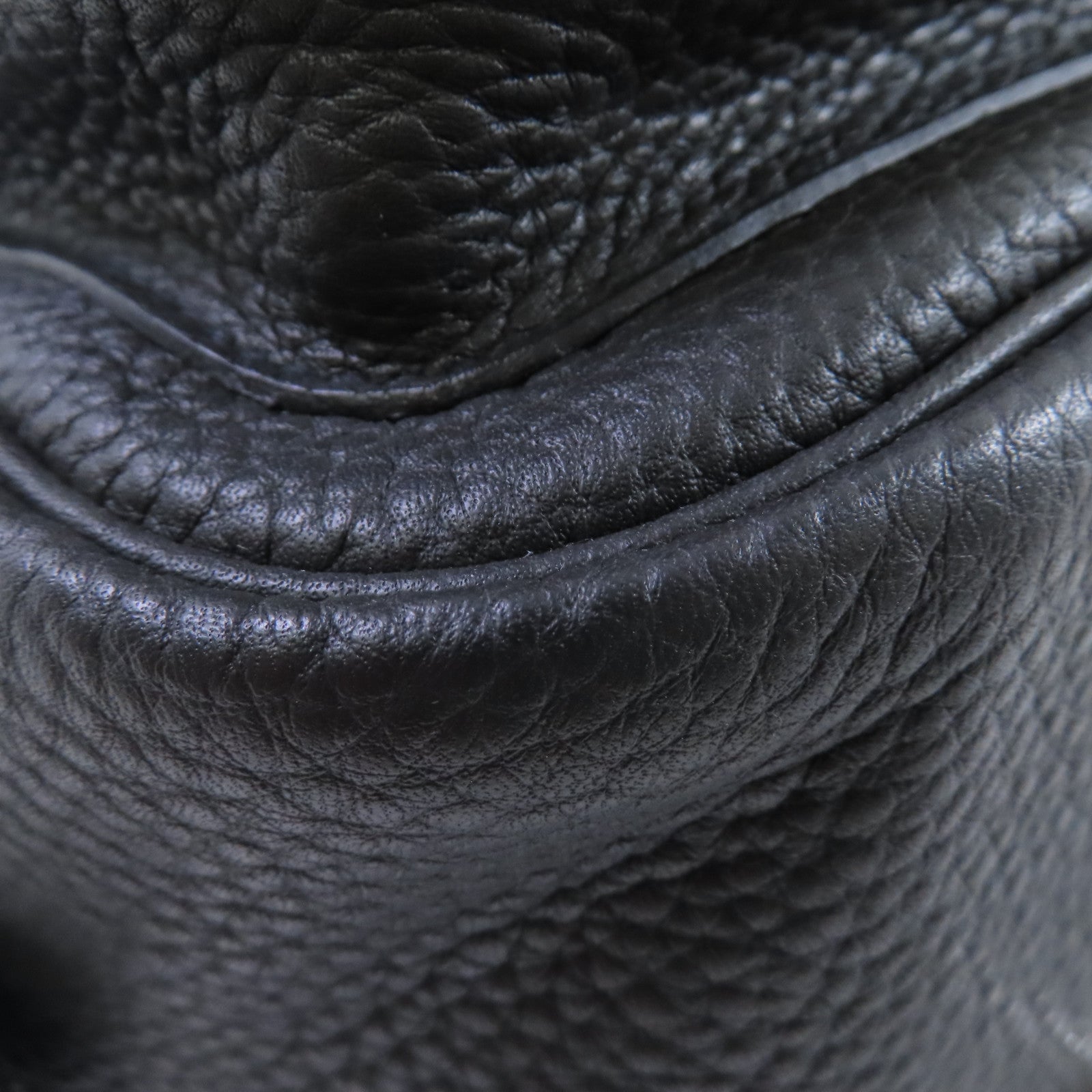 HERMES 【激減優惠】Clemence皮革Steve Meeting II 35 2Way Shoulder Bag銀扣手挽肩背兩用袋8P Plomb/鉛灰色