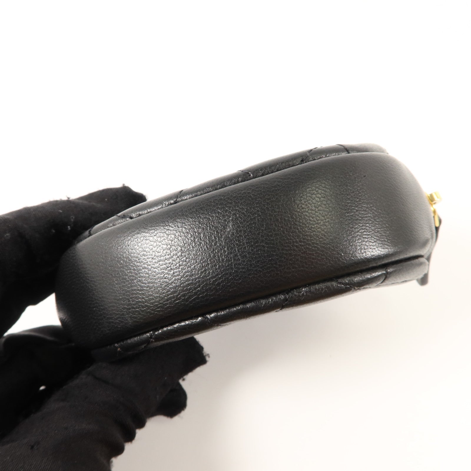 CHANEL 羊皮皮革Classic Round Coin Purse金扣零錢包