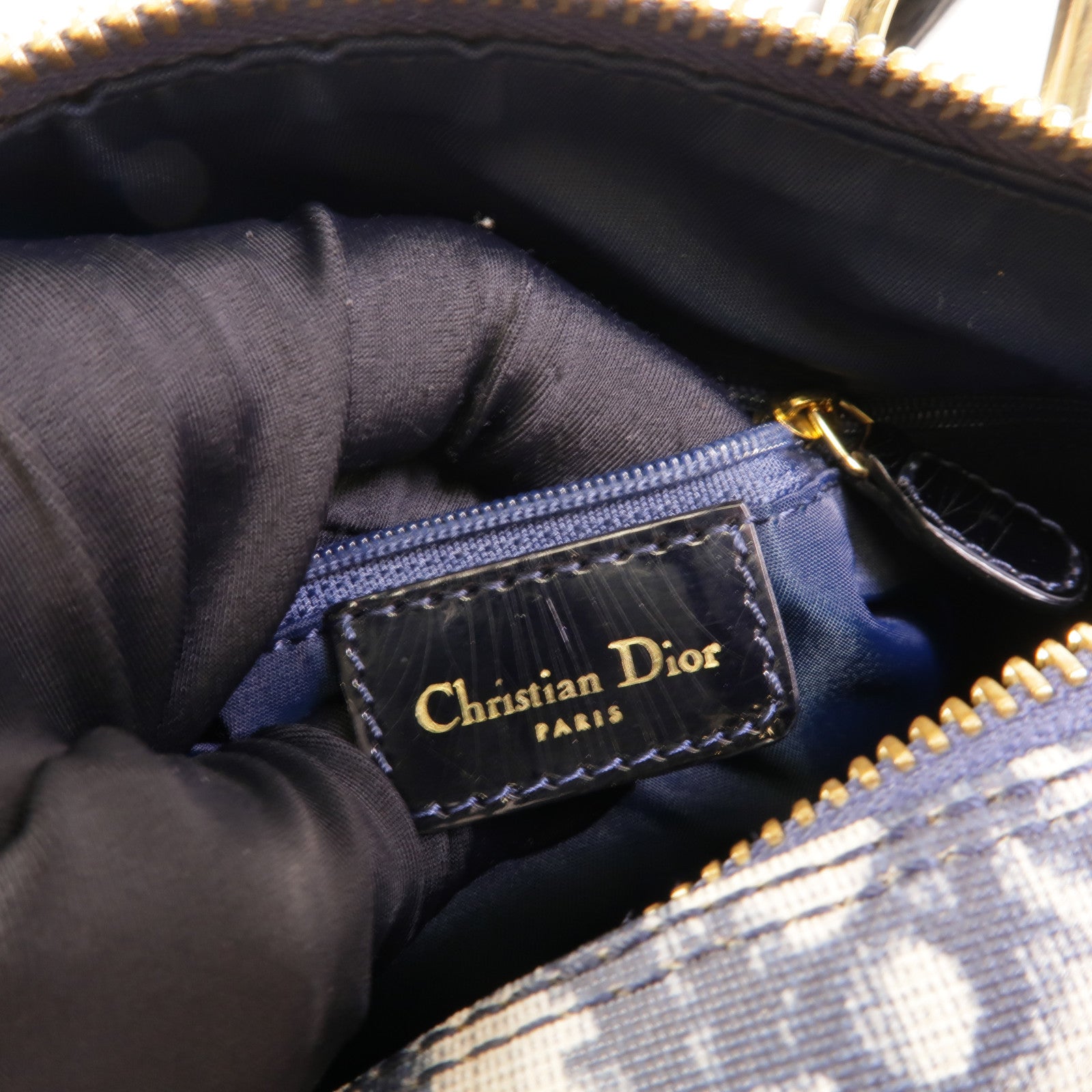 Dior 塗層帆布Vintage Boston Bag手挽袋