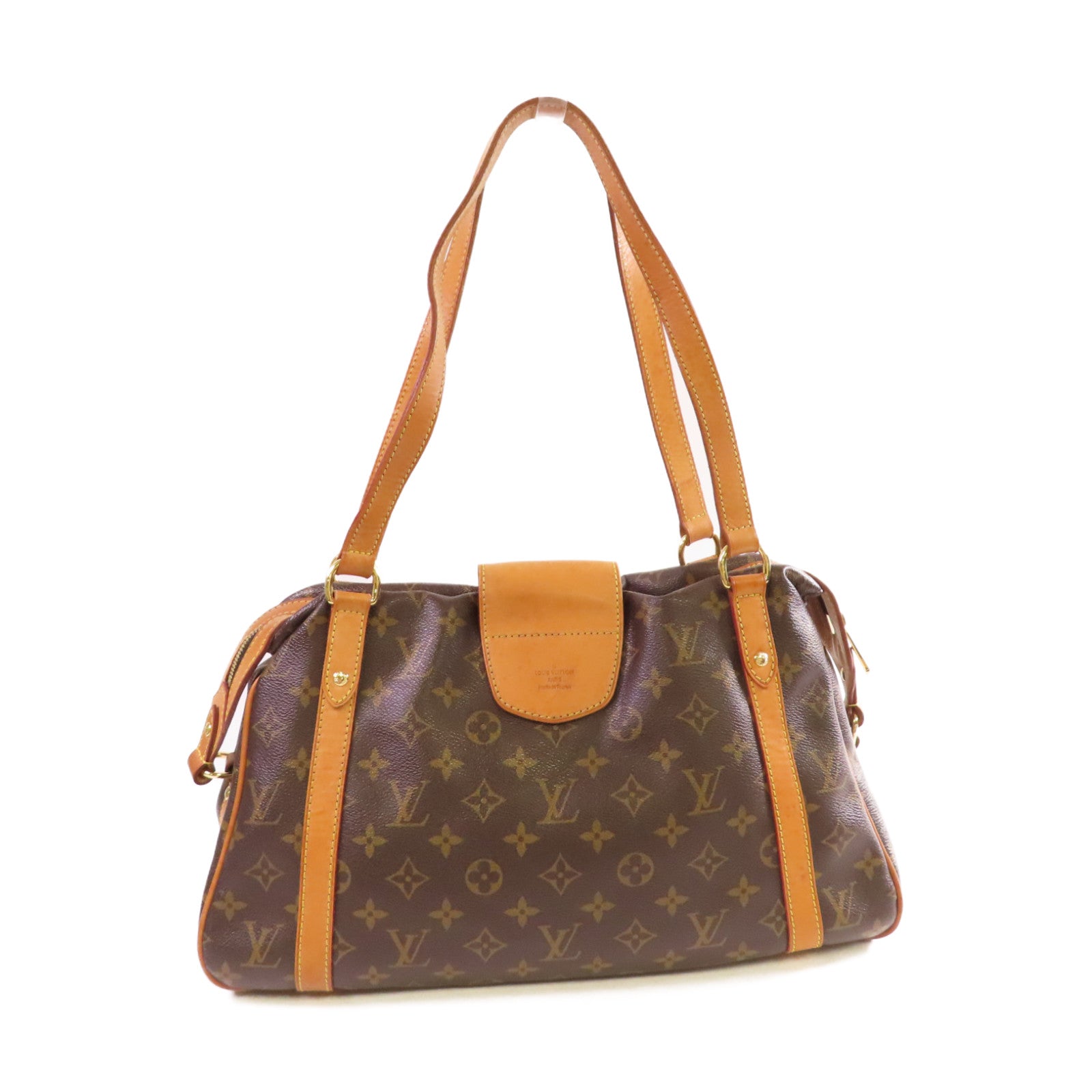 LOUIS VUITTON 【激減優惠】Monogram Stresa PM Shoulder Bag金扣肩背袋啡色