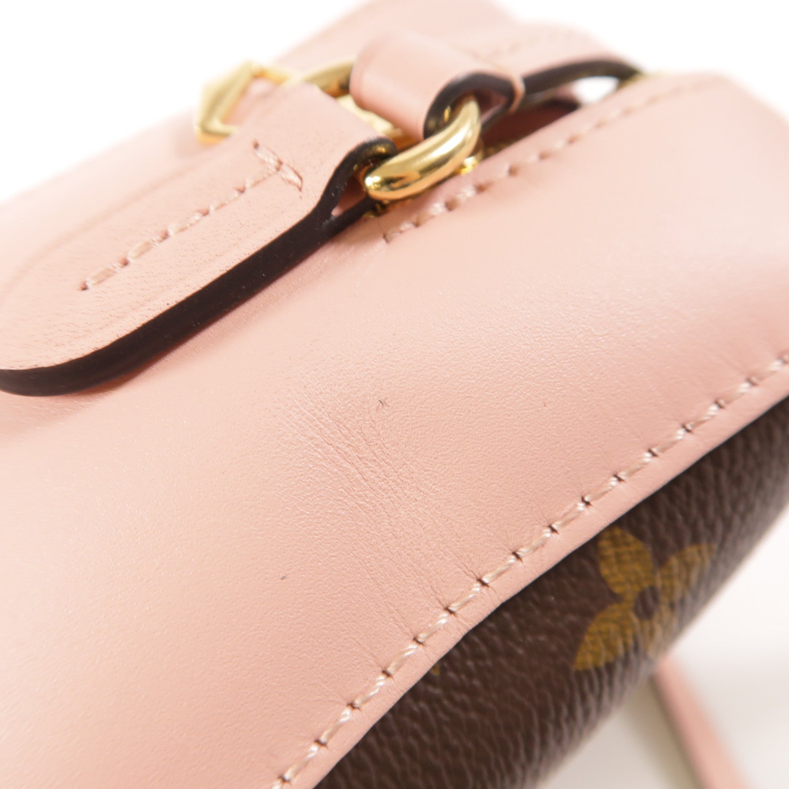 LOUIS VUITTON Monogram Saintonge金扣手挽肩背兩用袋