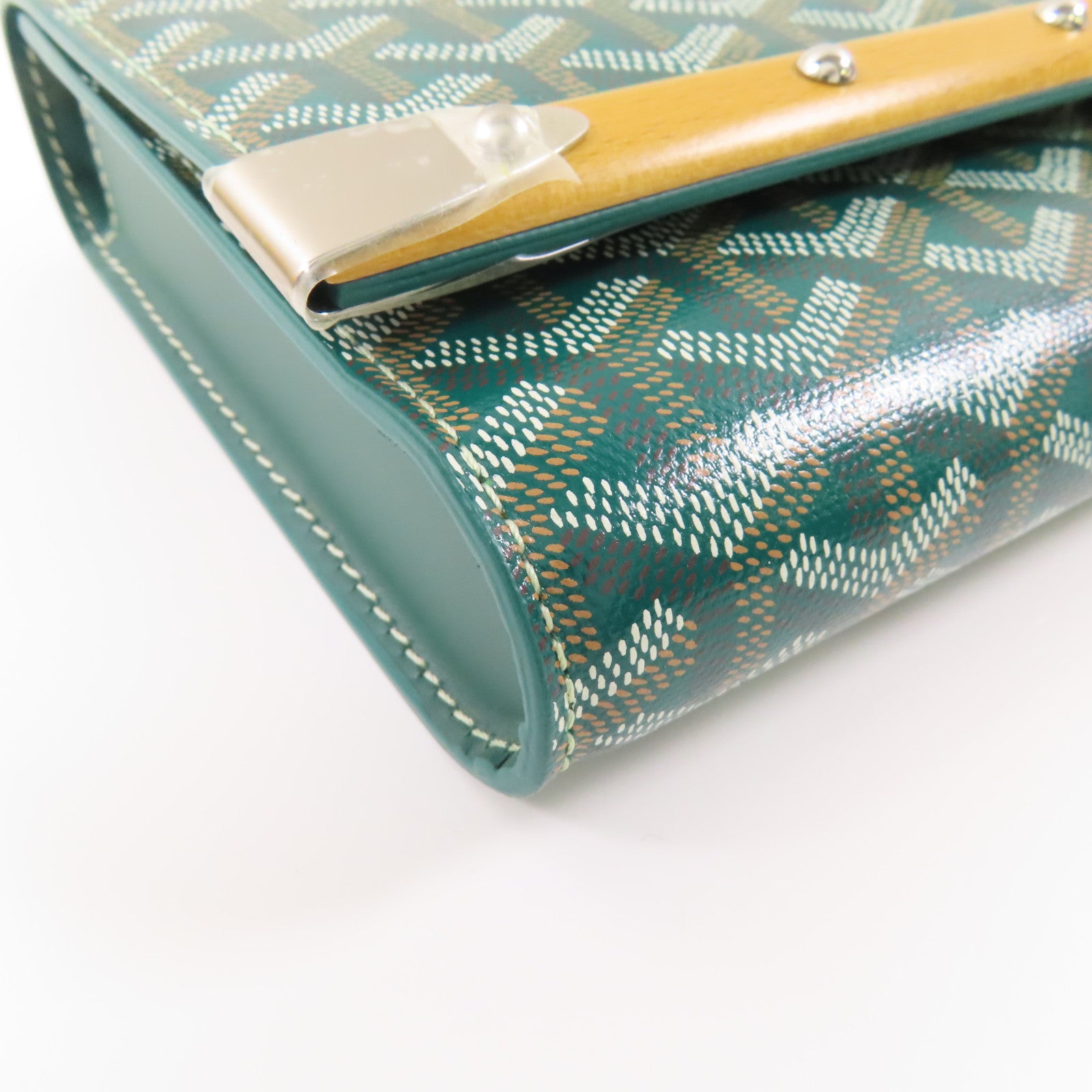 GOYARD 【激減優惠】塗層帆布Monte Carlo PM銀扣肩背袋