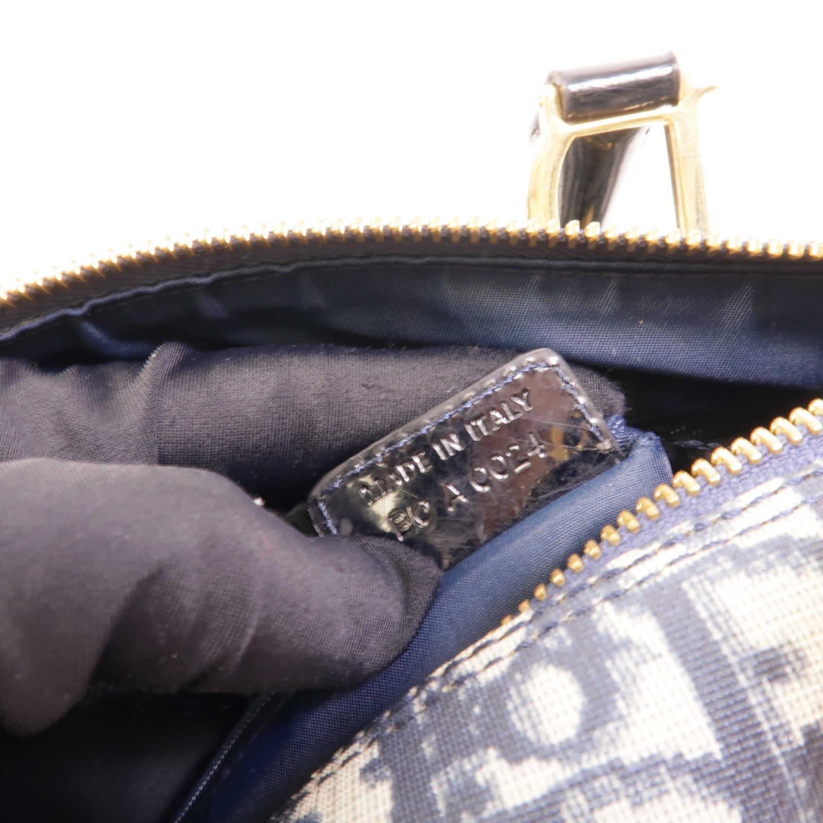 Dior 塗層帆布Vintage Boston Bag手挽袋