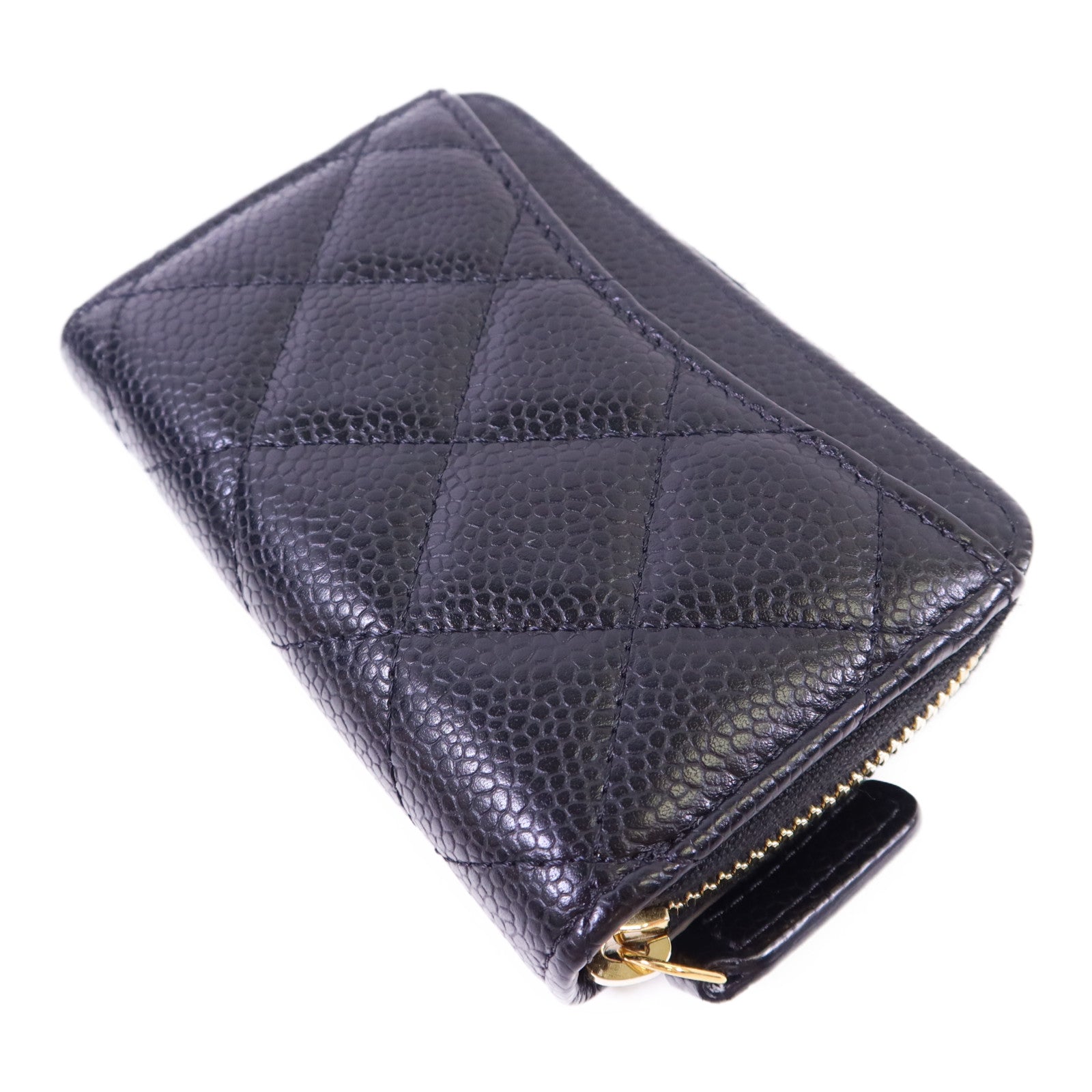 CHANEL 牛皮皮革Card Case金扣卡片套