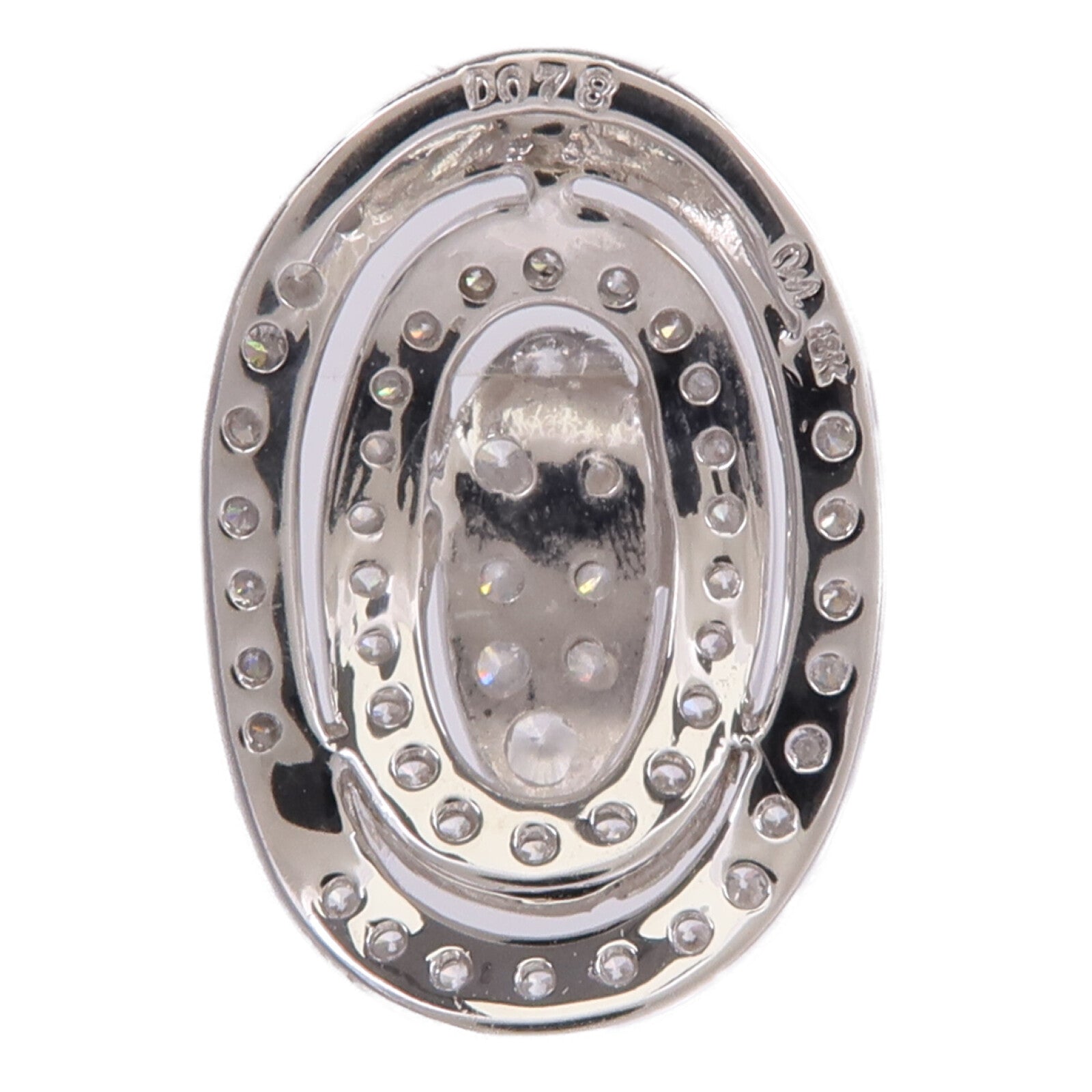 JEWELRY 18K白金Diamond Pendant Top鑽石吊墜