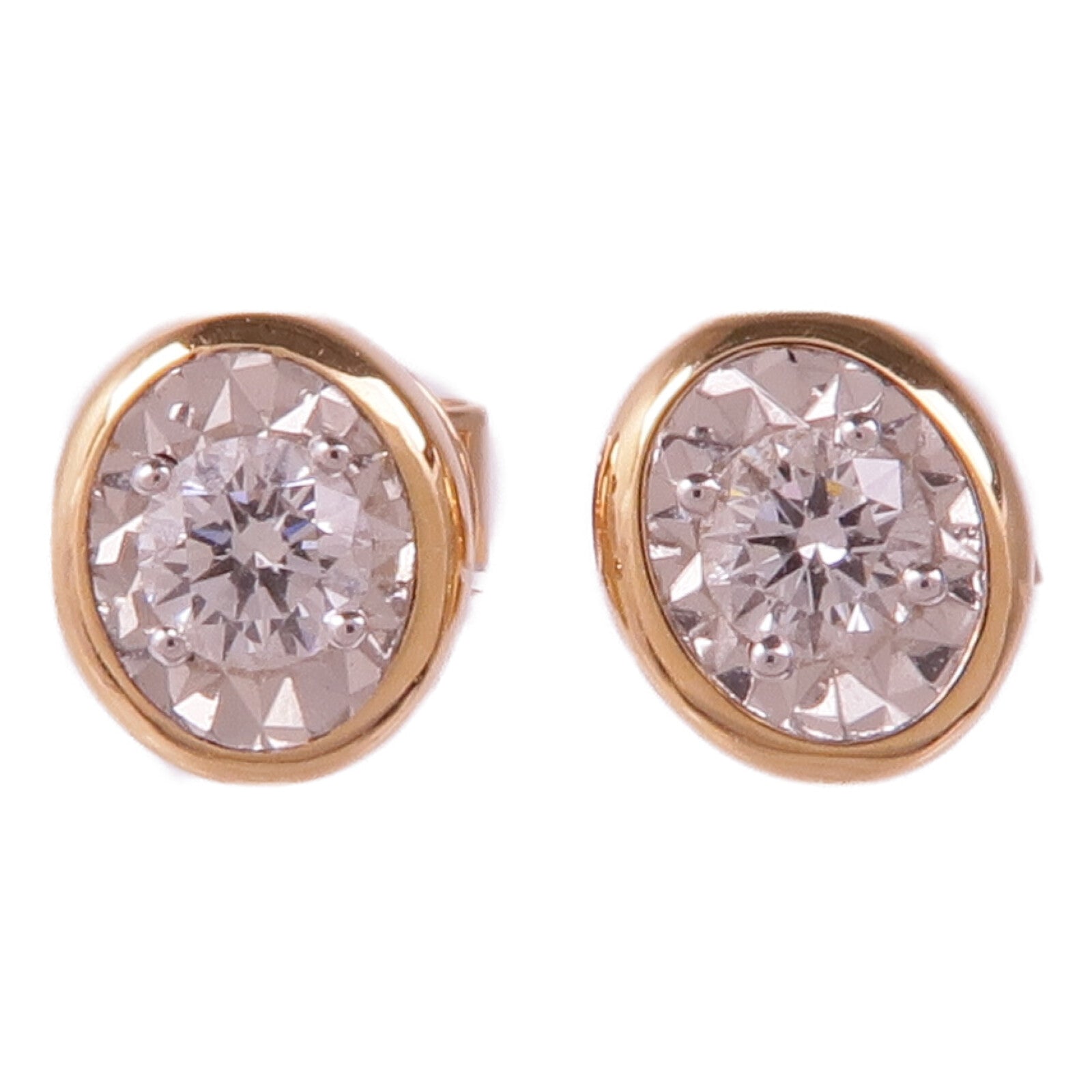 JEWELRY 18K白金/黃金Diamond Earrings鑽石耳環