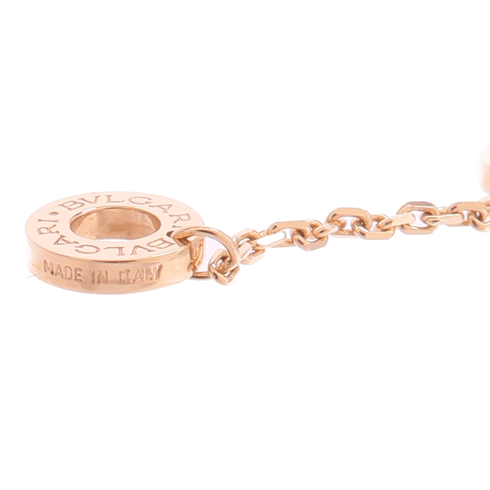 BVLGARI 18K玫瑰金/珍珠母Divas Dream項鍊