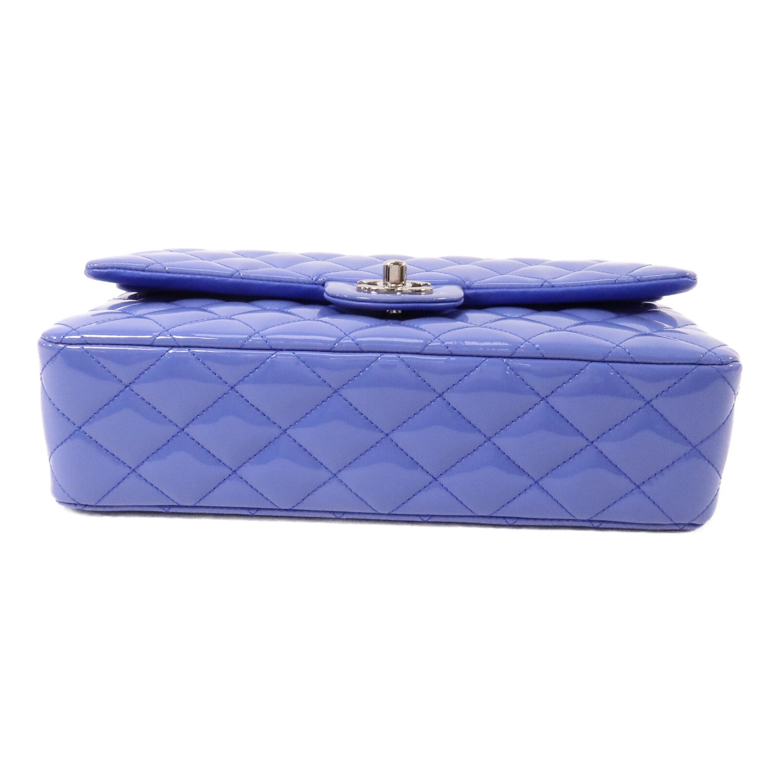 CHANEL 漆皮皮革Classic 25鏈帶手挽肩背兩用袋