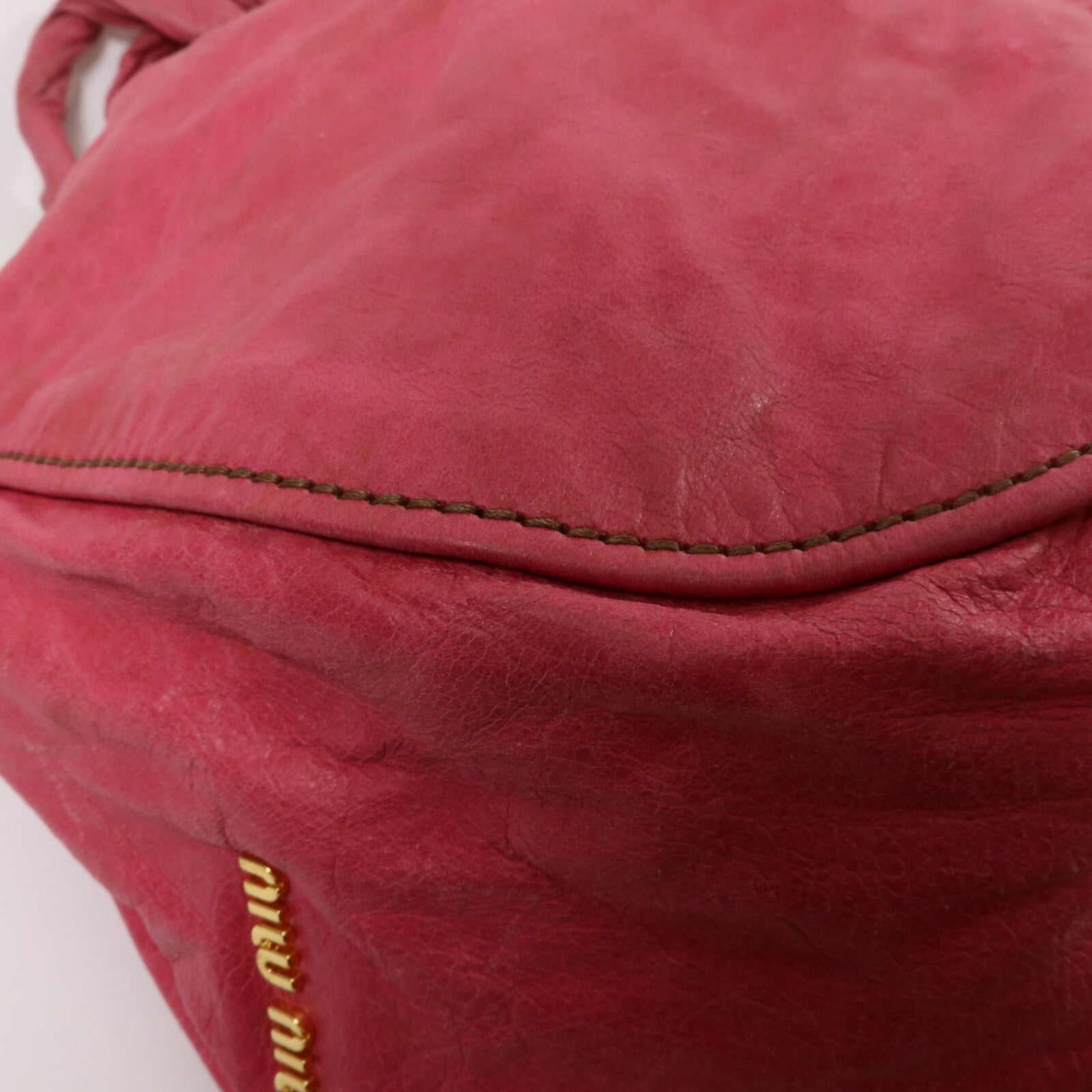 Miu Miu 牛皮皮革Shoulder Bag肩背袋