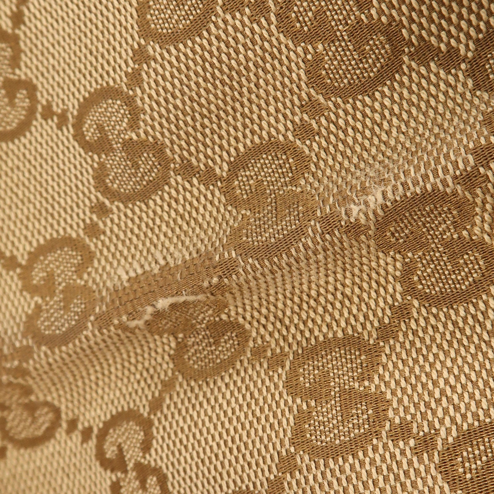 GUCCI 帆布Shoulder Bag金扣肩背袋