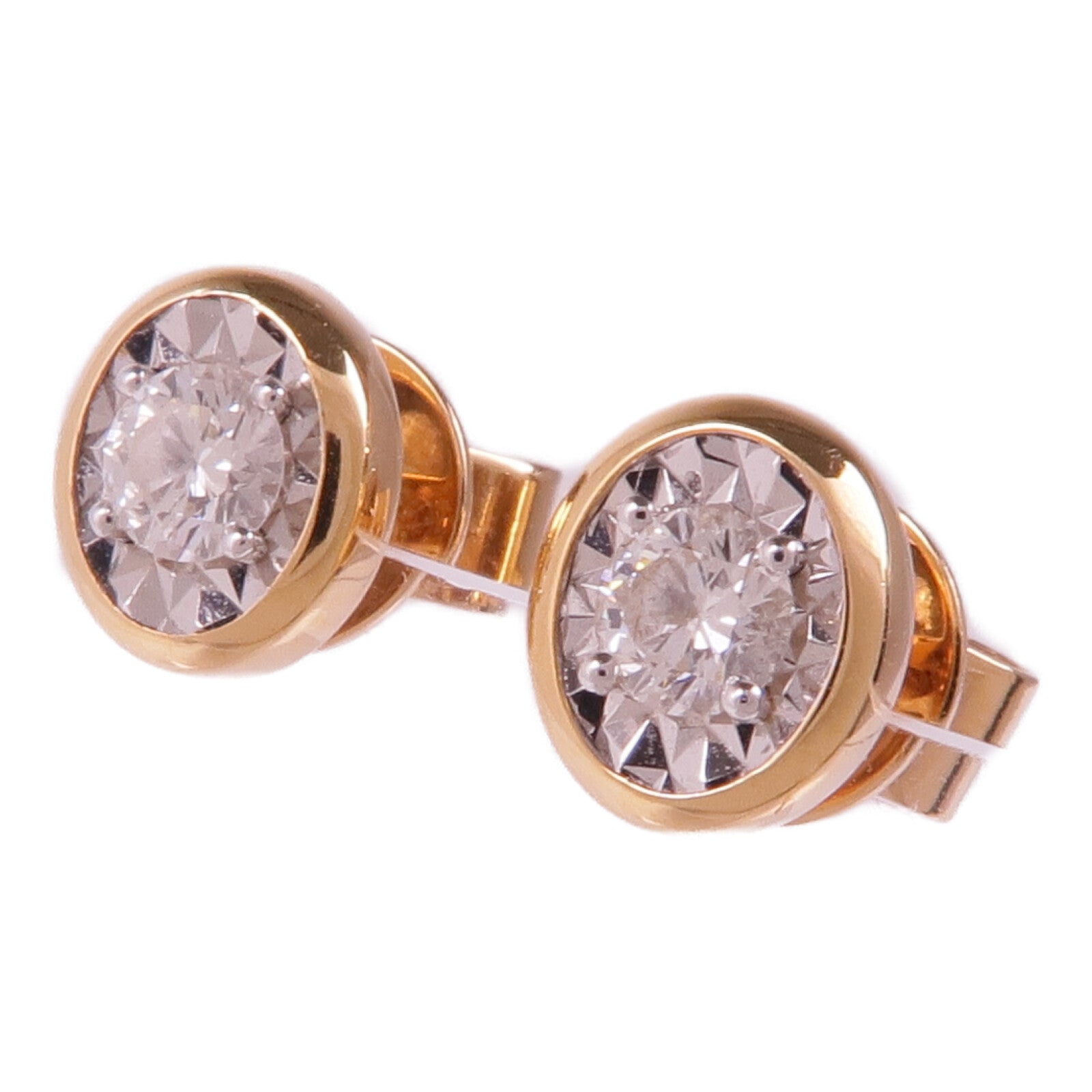 JEWELRY 18K白金/黃金Diamond Earrings鑽石耳環