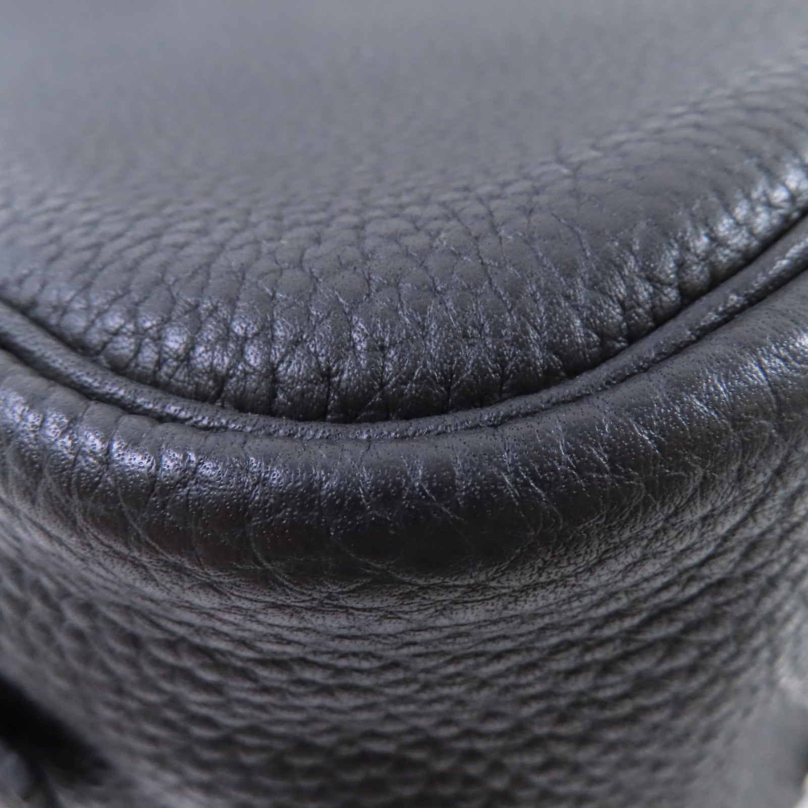 HERMES 【激減優惠】Clemence皮革Steve Meeting II 35 2Way Shoulder Bag銀扣手挽肩背兩用袋8P Plomb/鉛灰色