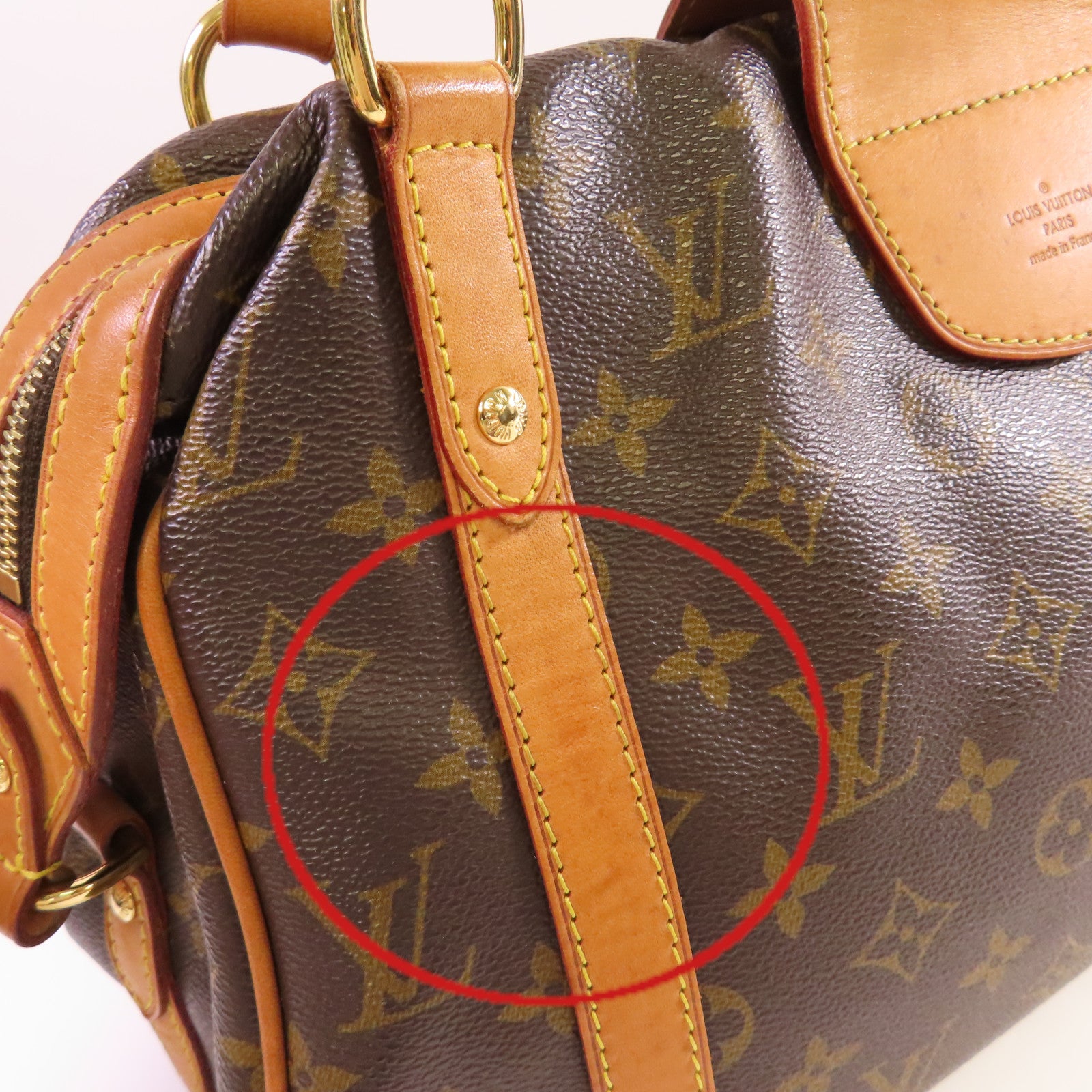 LOUIS VUITTON 【激減優惠】Monogram Stresa PM Shoulder Bag金扣肩背袋啡色