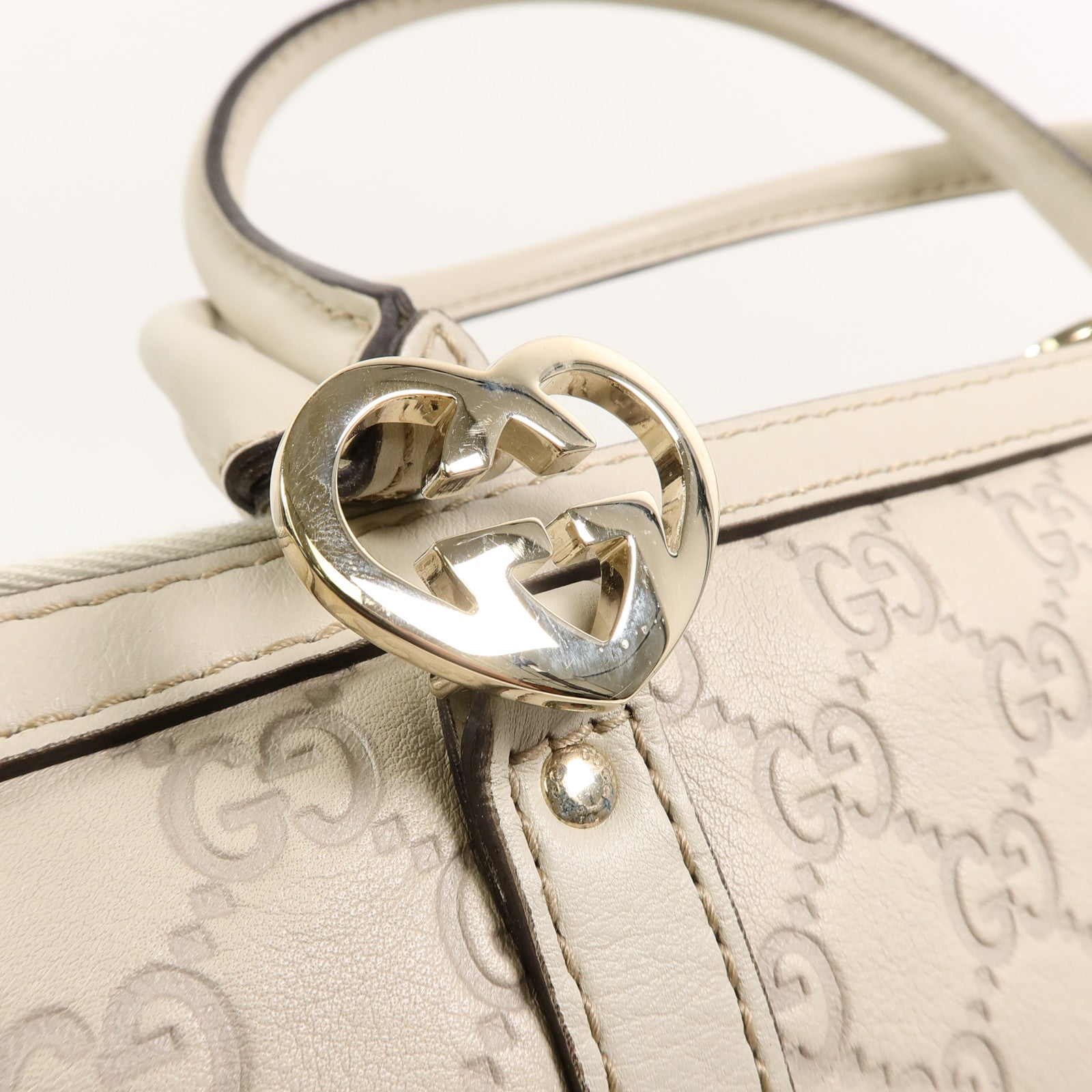 GUCCI 牛皮皮革Guccissima Tote Bag手挽袋