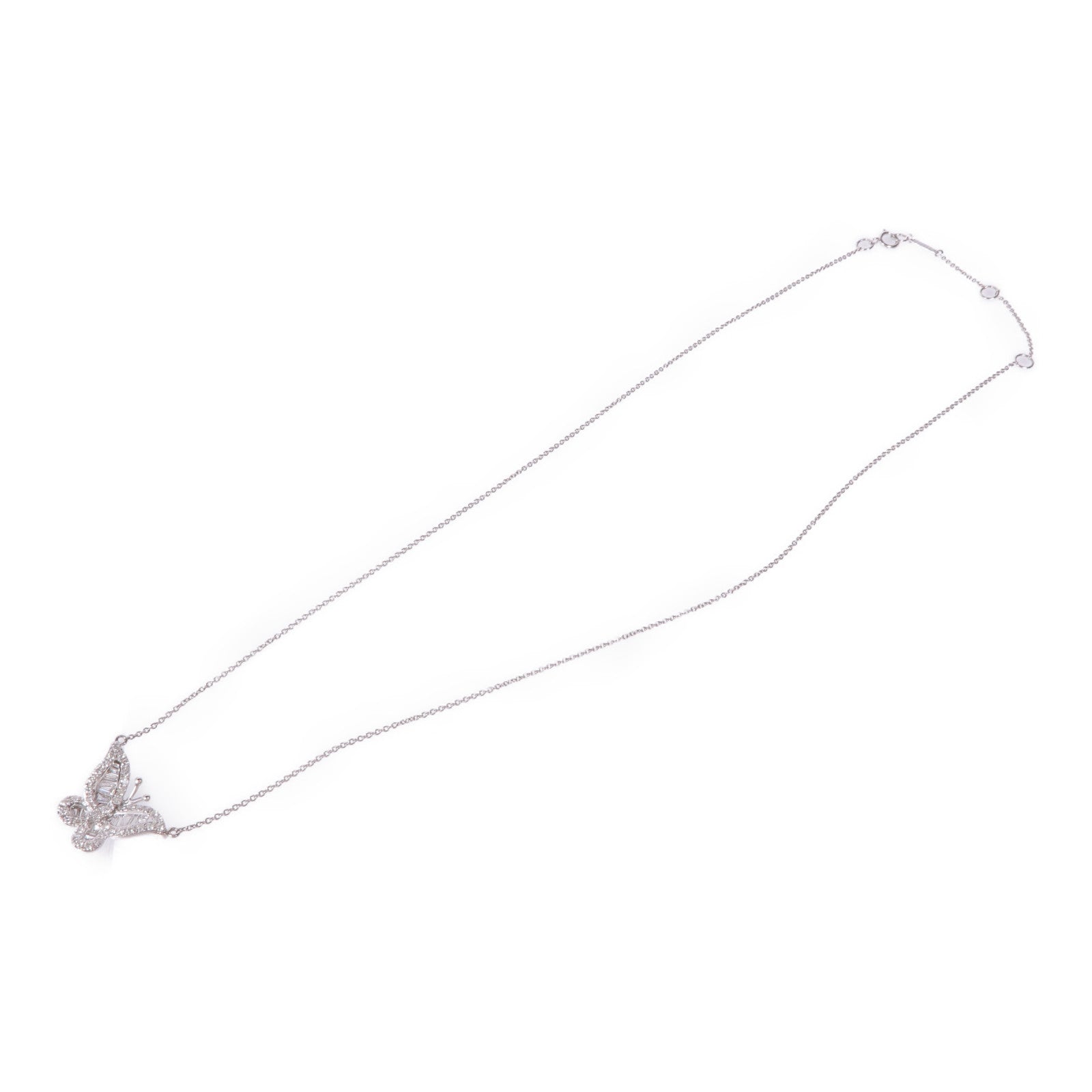 JEWELRY Diamond Necklace 18K White Gold