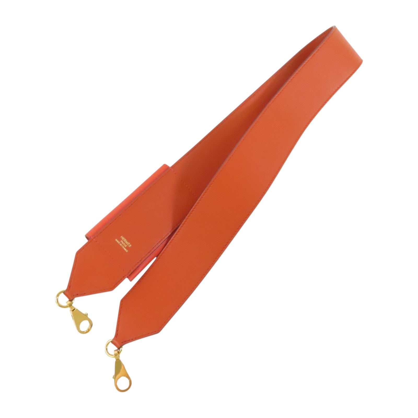 HERMES Epsom皮革Kelly Pocket Bag Strap金扣肩帶